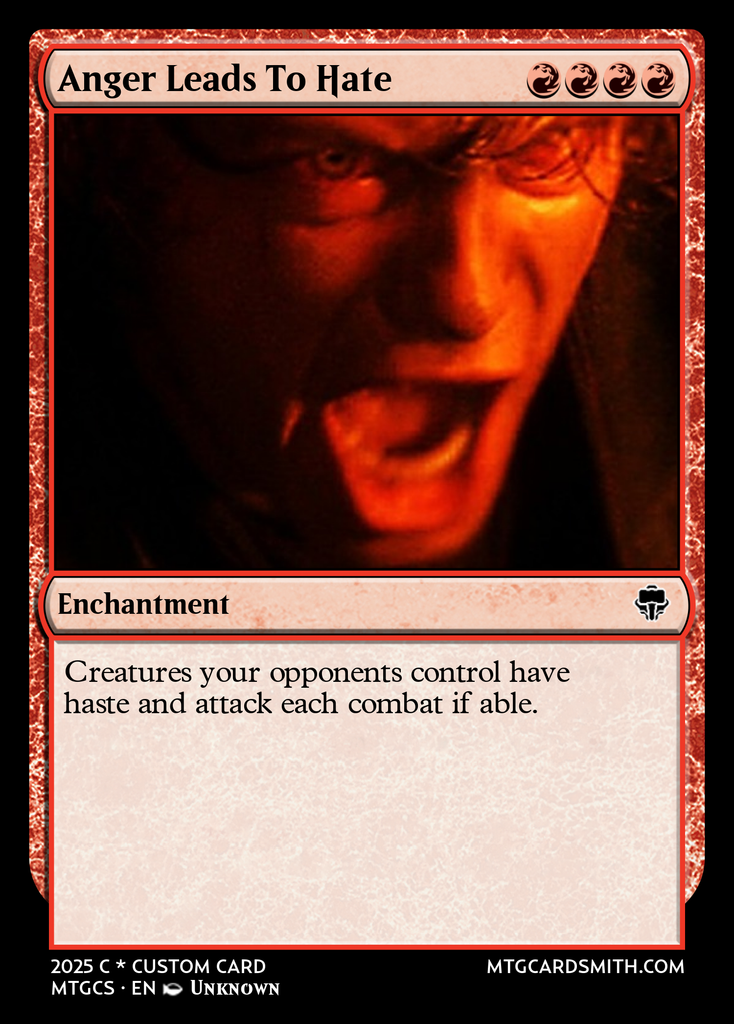 Anger Leads To Hate