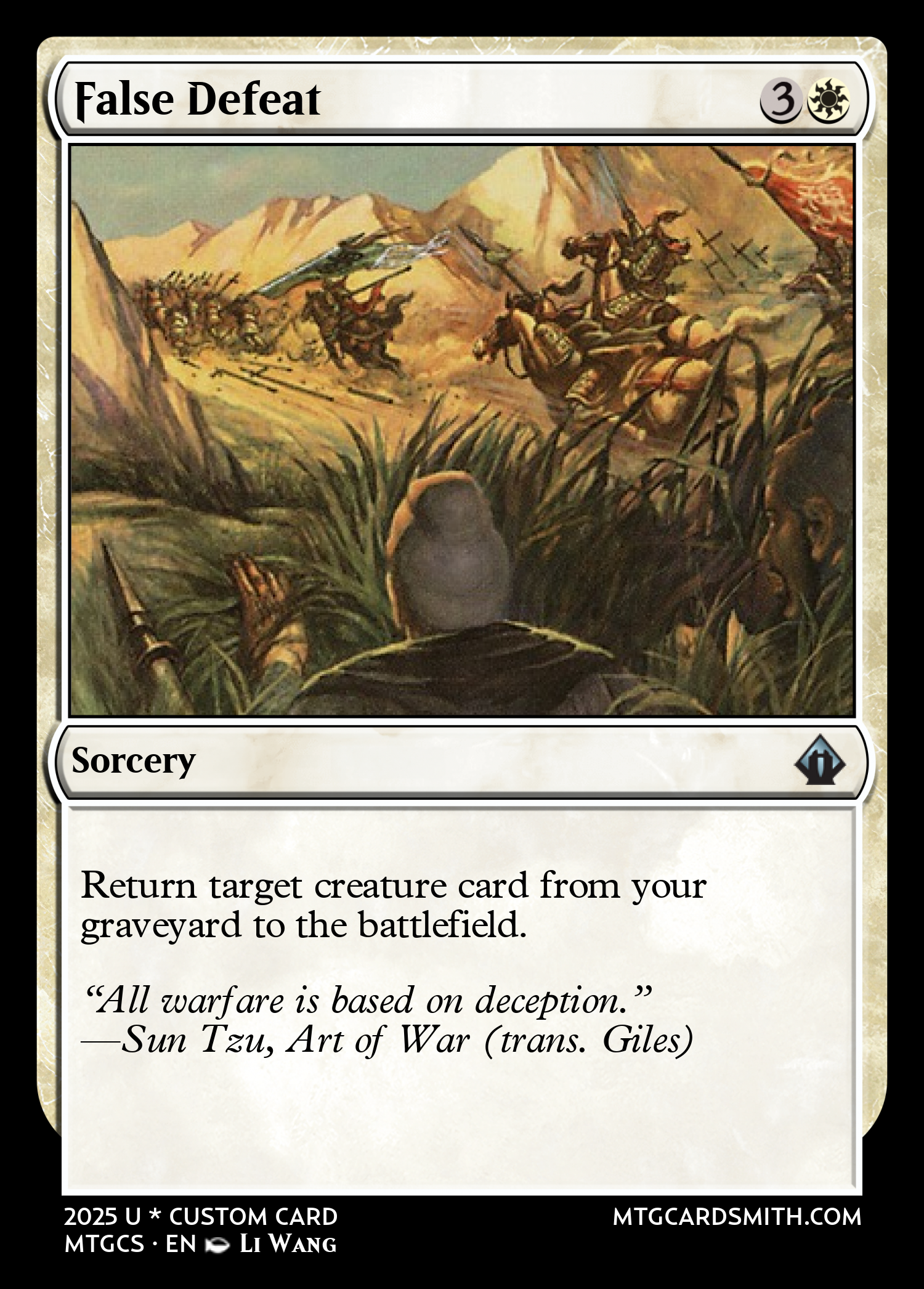 False Defeat