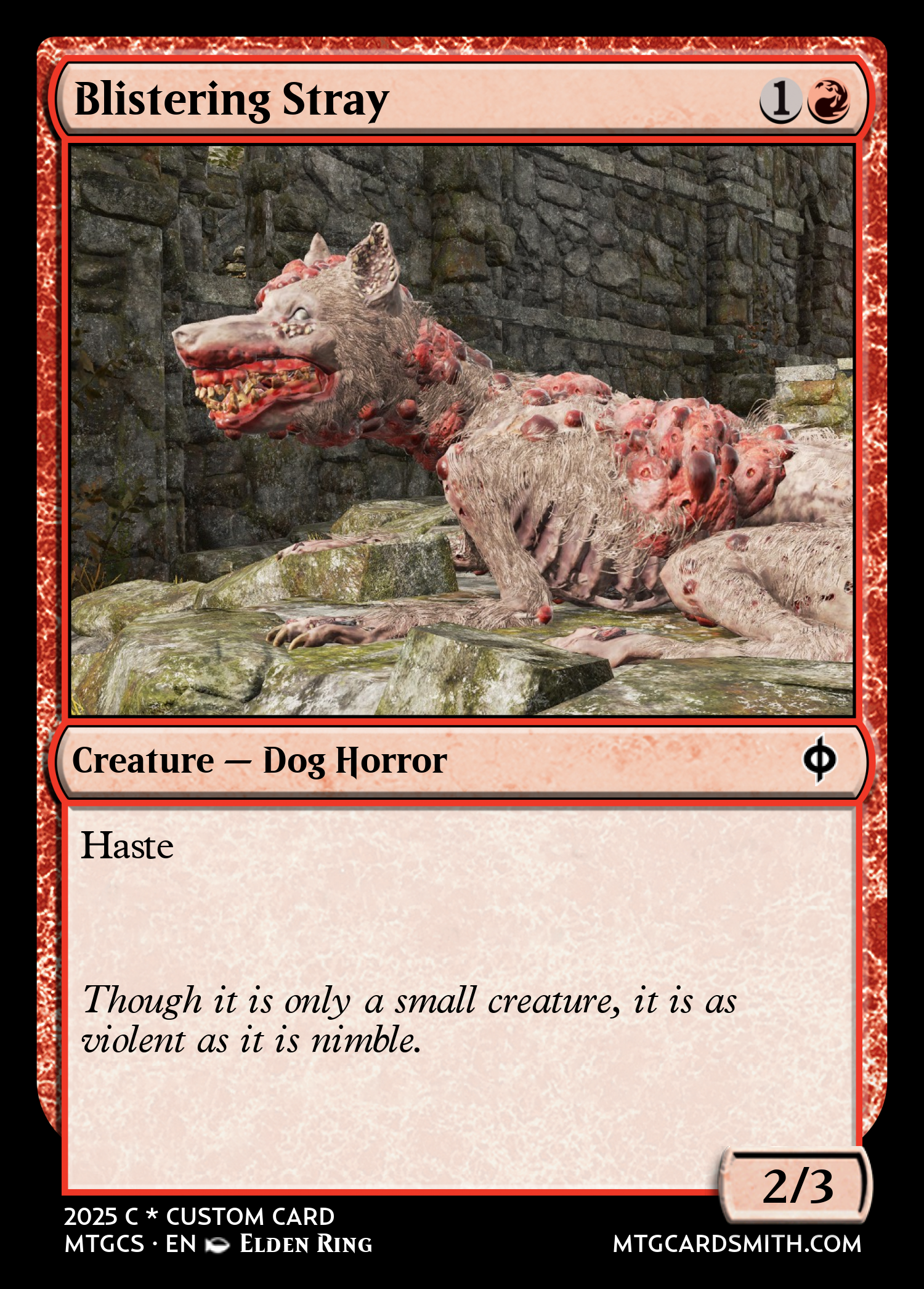 Blistering Stray