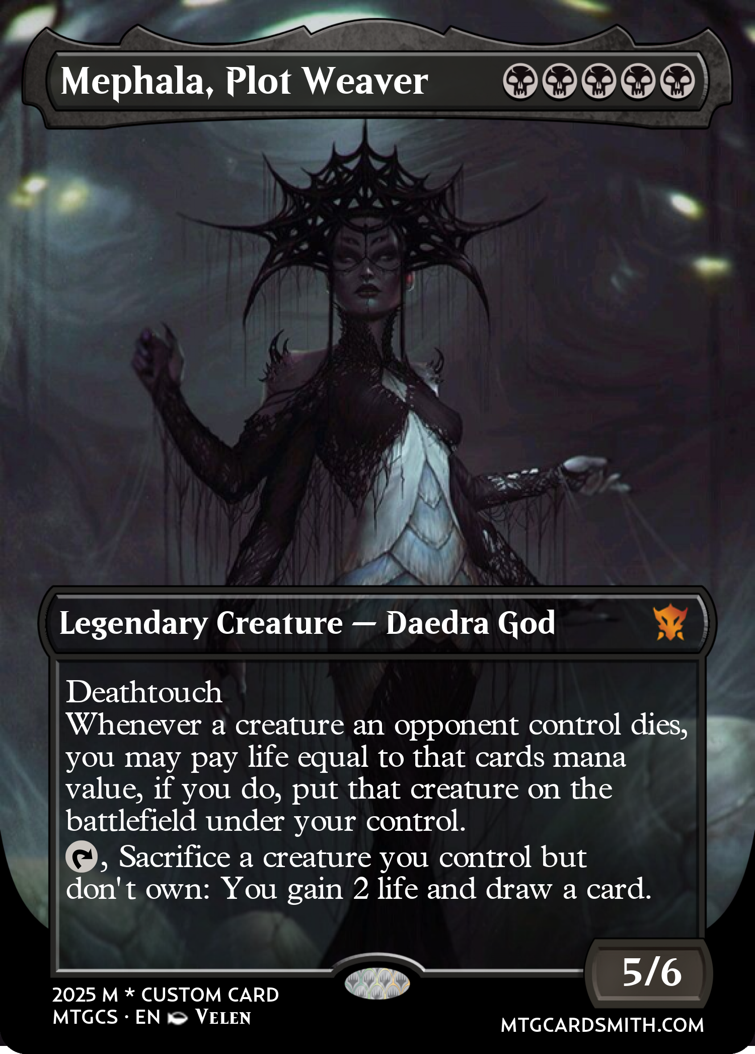 Mephala, Plot Weaver