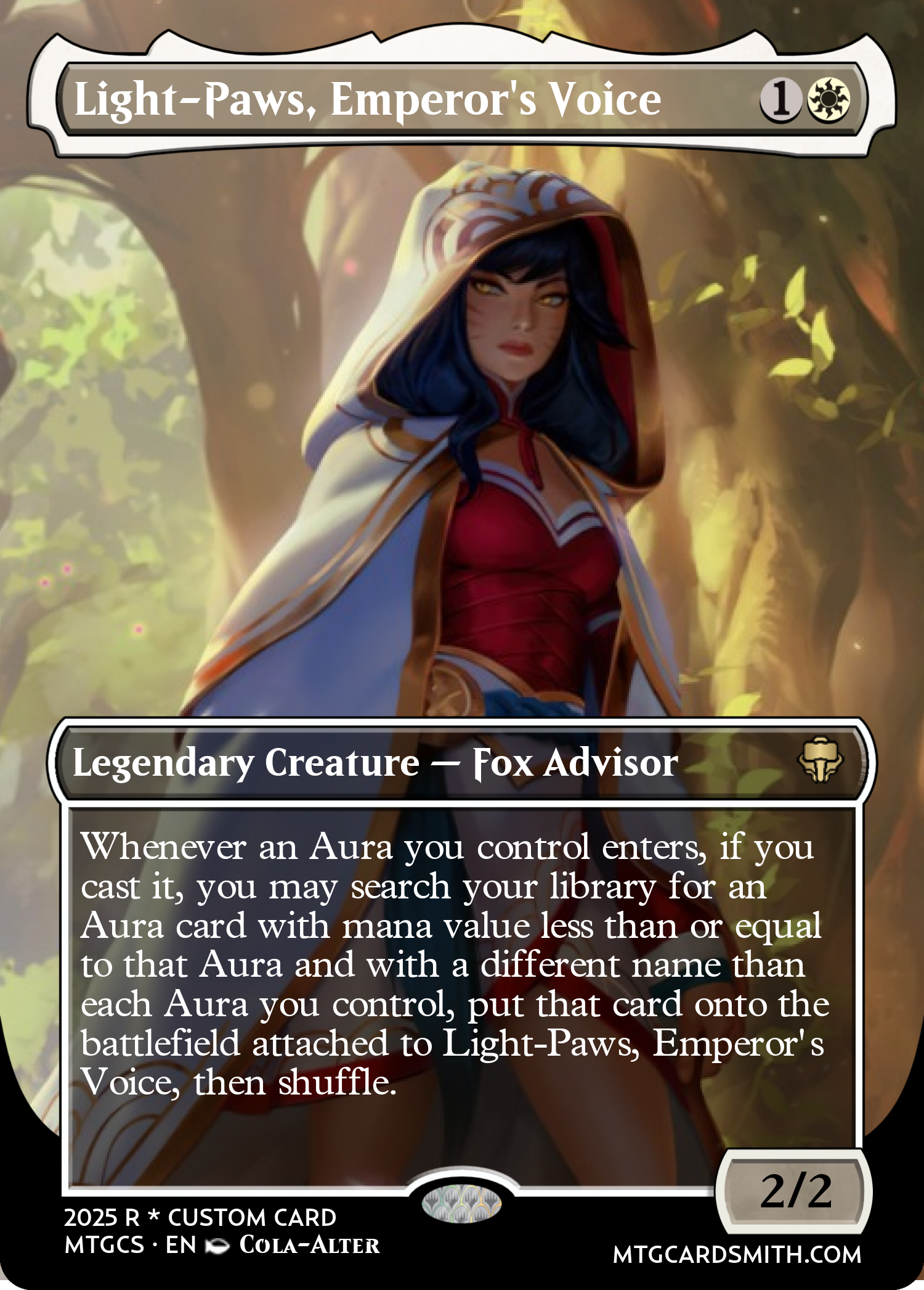 Light-Paws, Emperor's Voice by Goldz | MTG Cardsmith