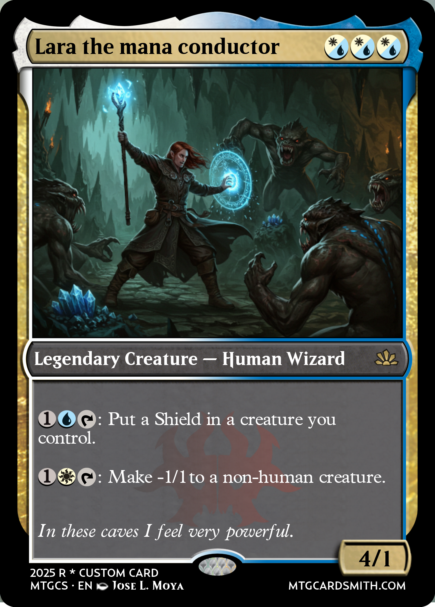 Lara the mana conductor