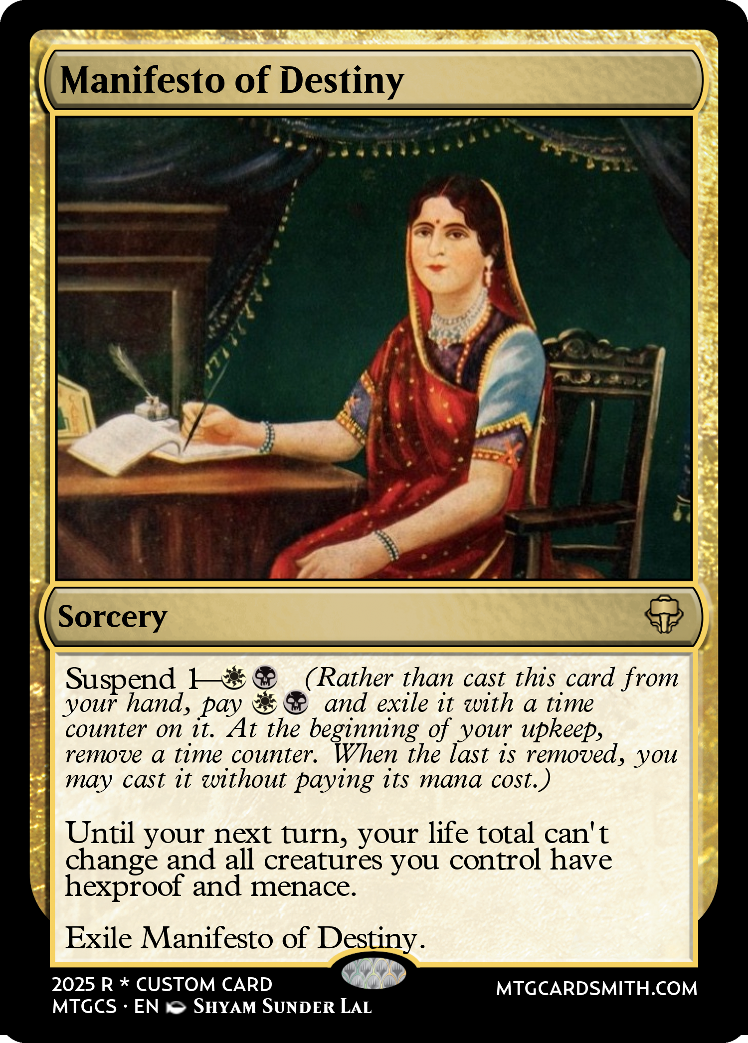 Manifesto of Destiny