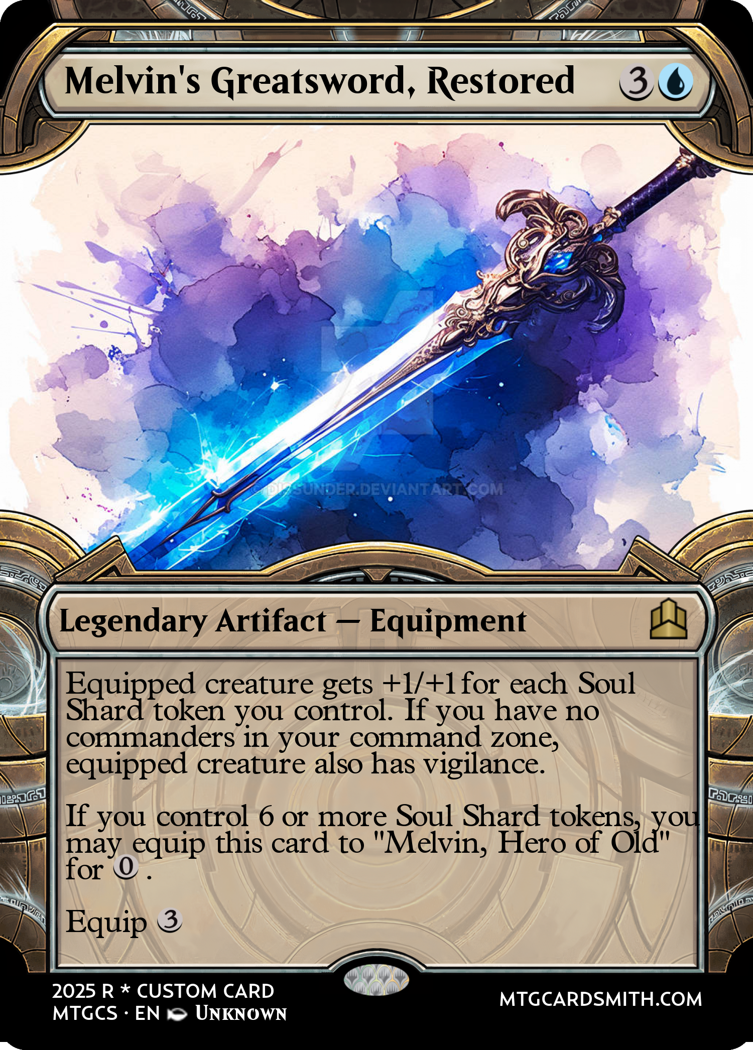 Melvin's Greatsword, Restored