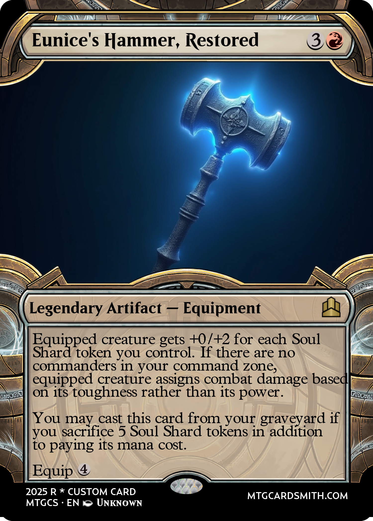 Eunice's Hammer, Restored