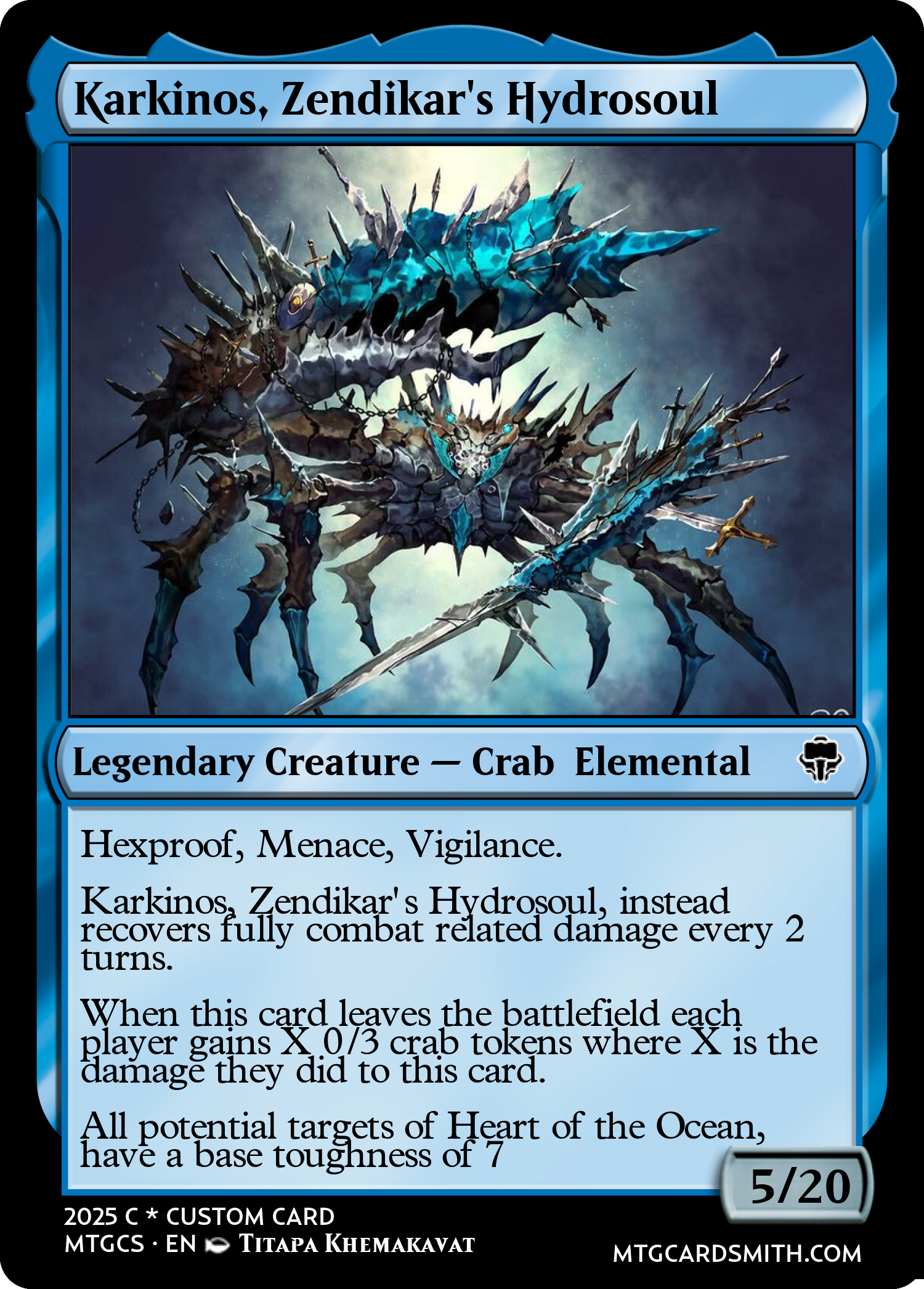 Karkinos, Zendikar's Hydrosoul