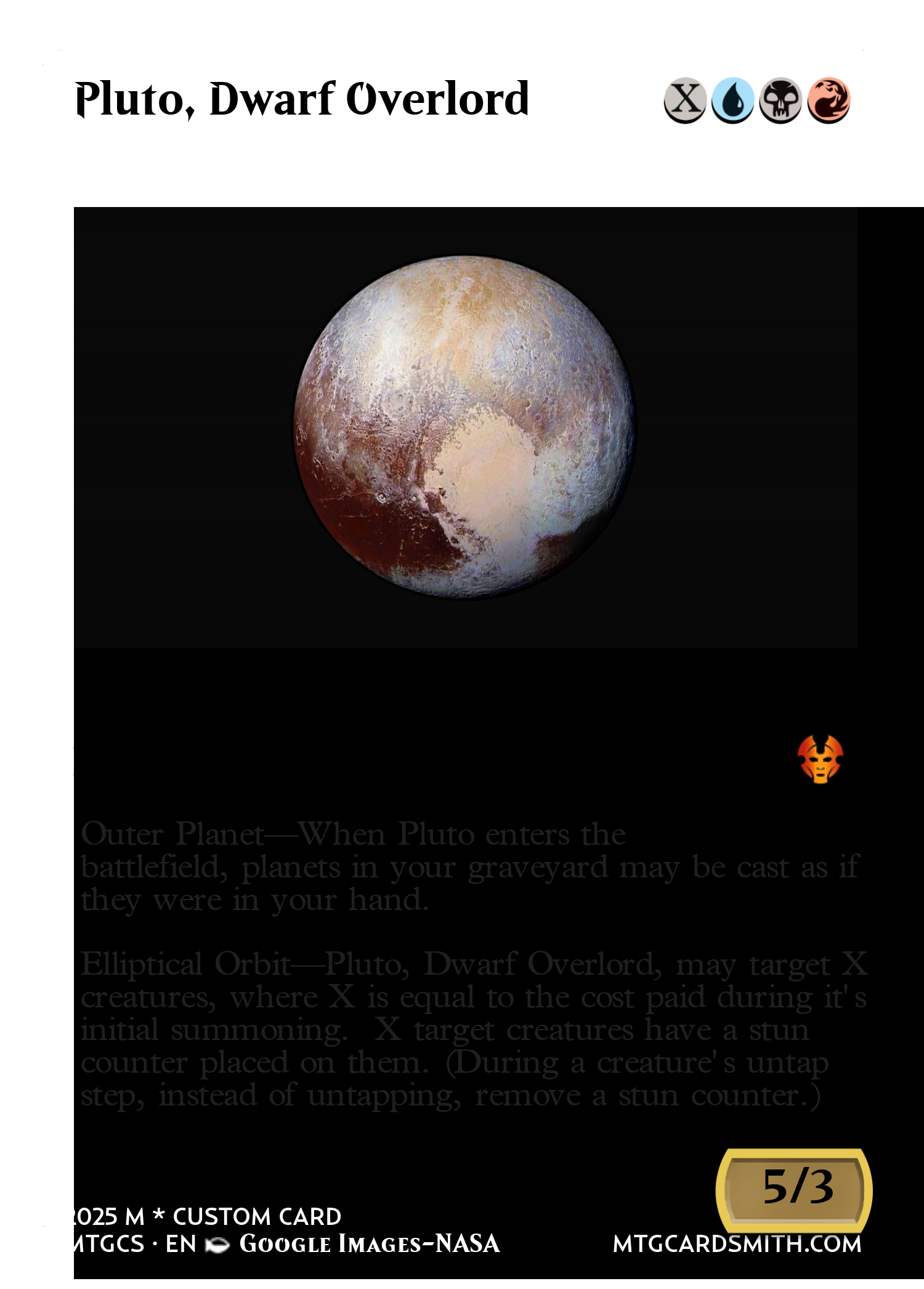 Pluto, Dwarf Overlord