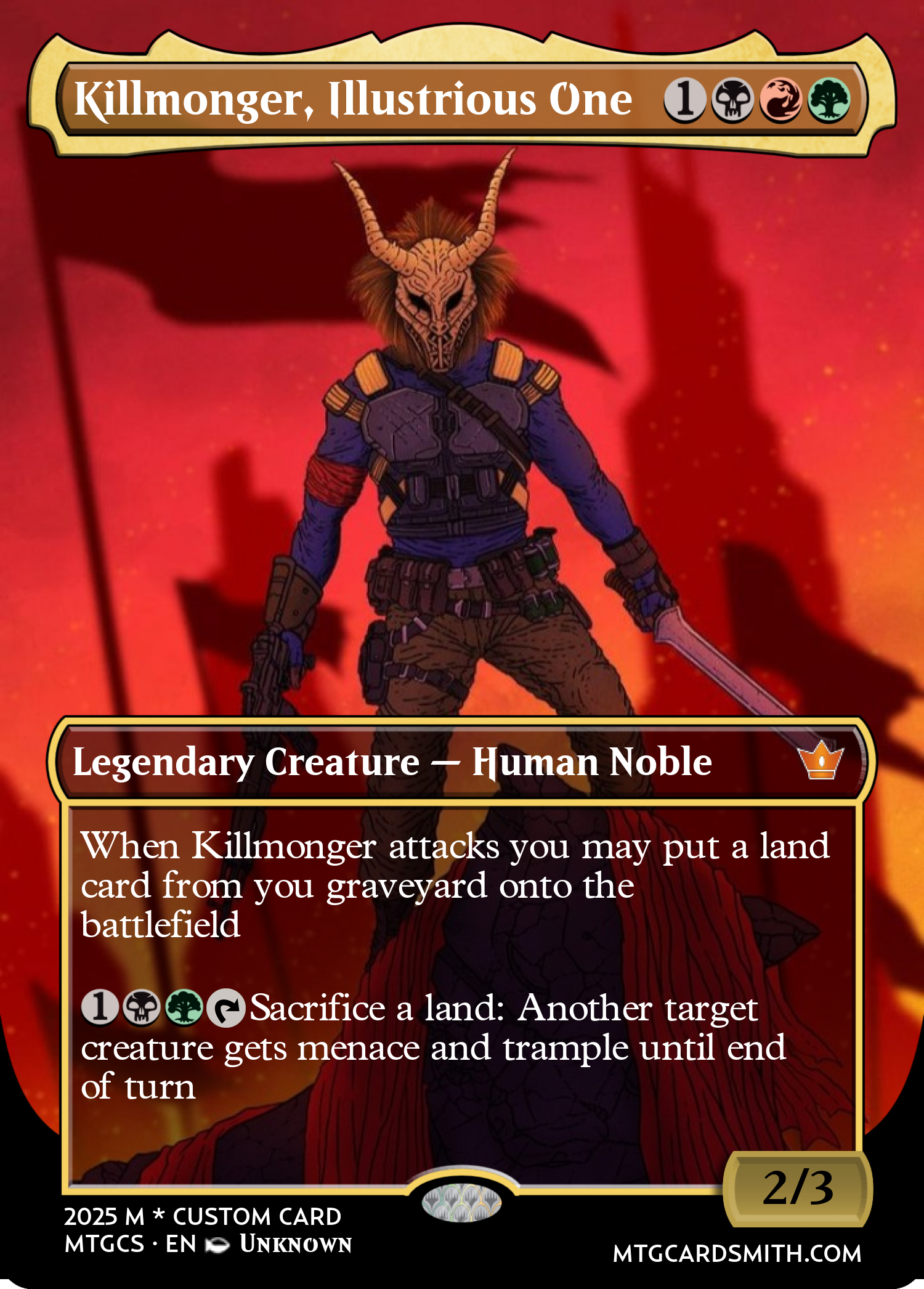 Killmonger, Illustrious One