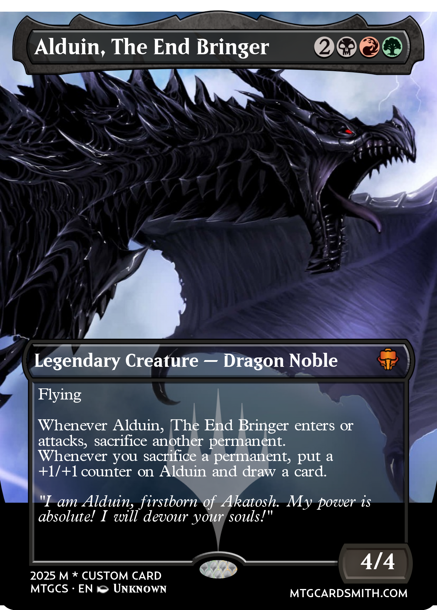 Alduin, The End Bringer