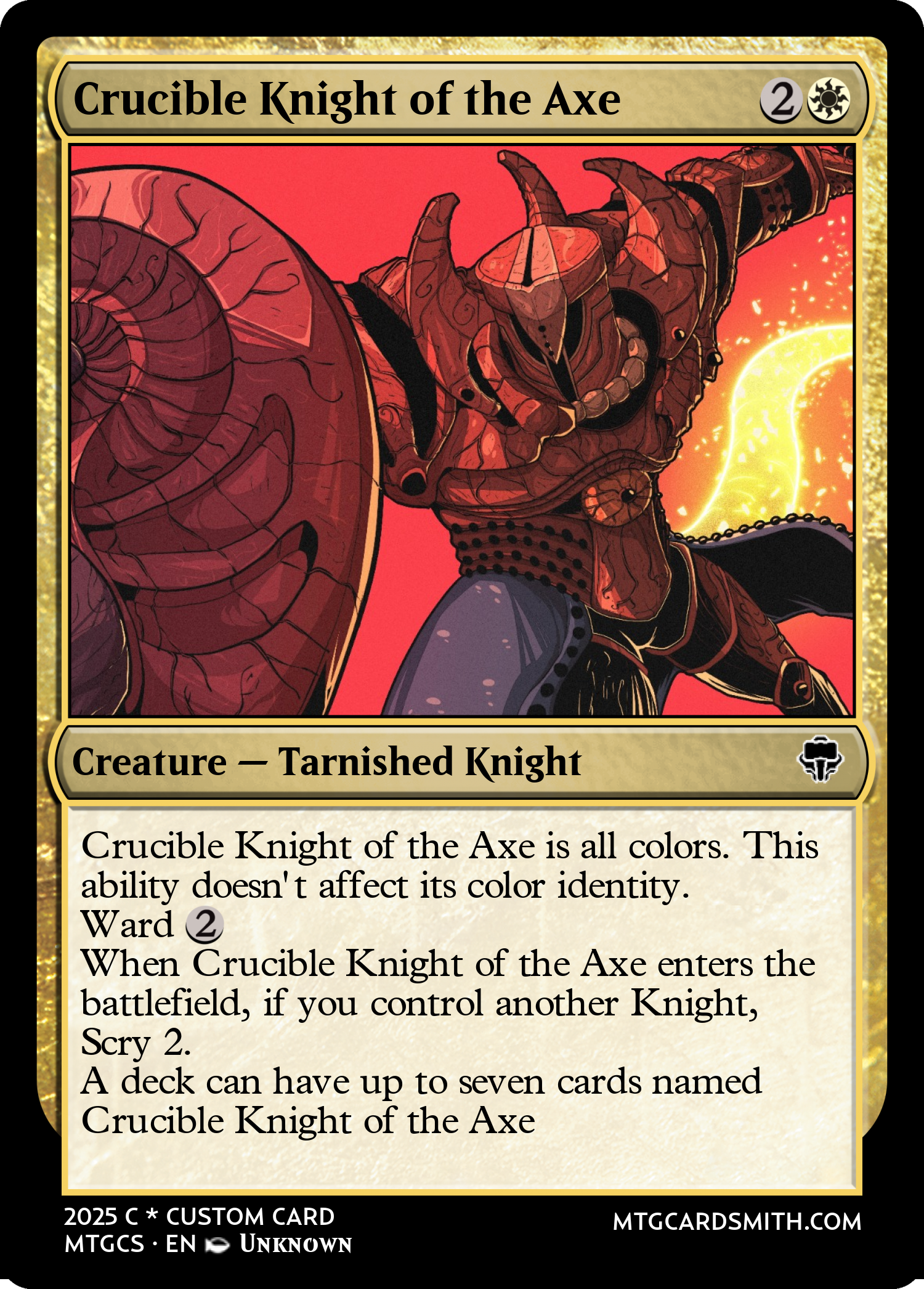 Crucible Knight of the Axe