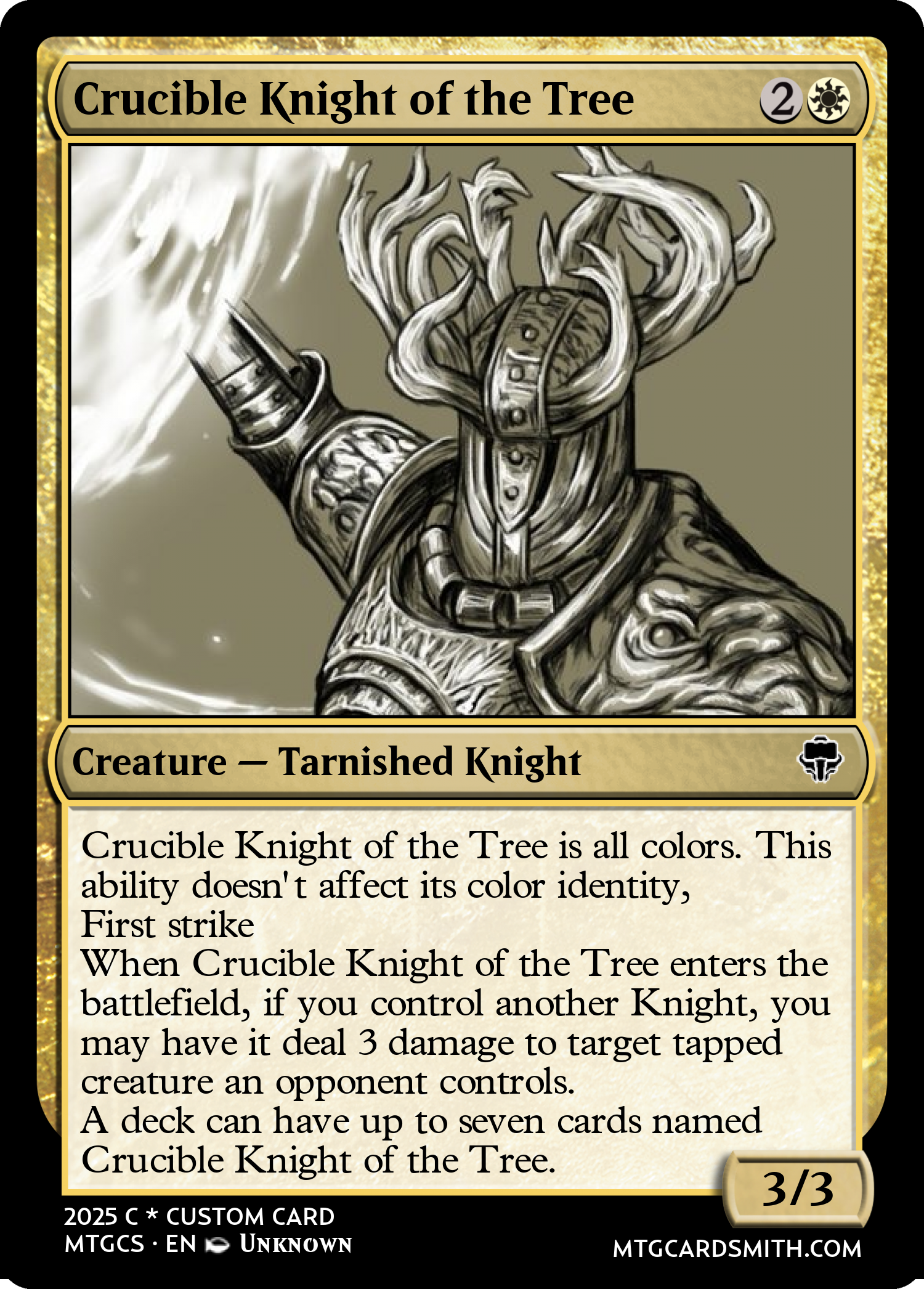 Crucible Knight of the Tree