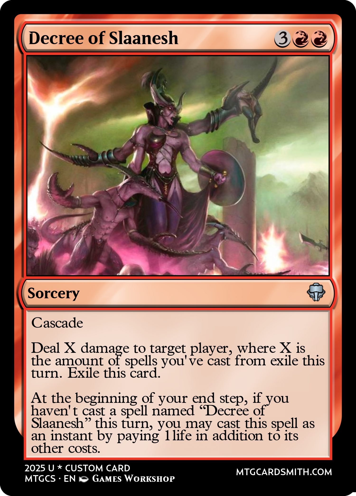 Decree of Slaanesh 