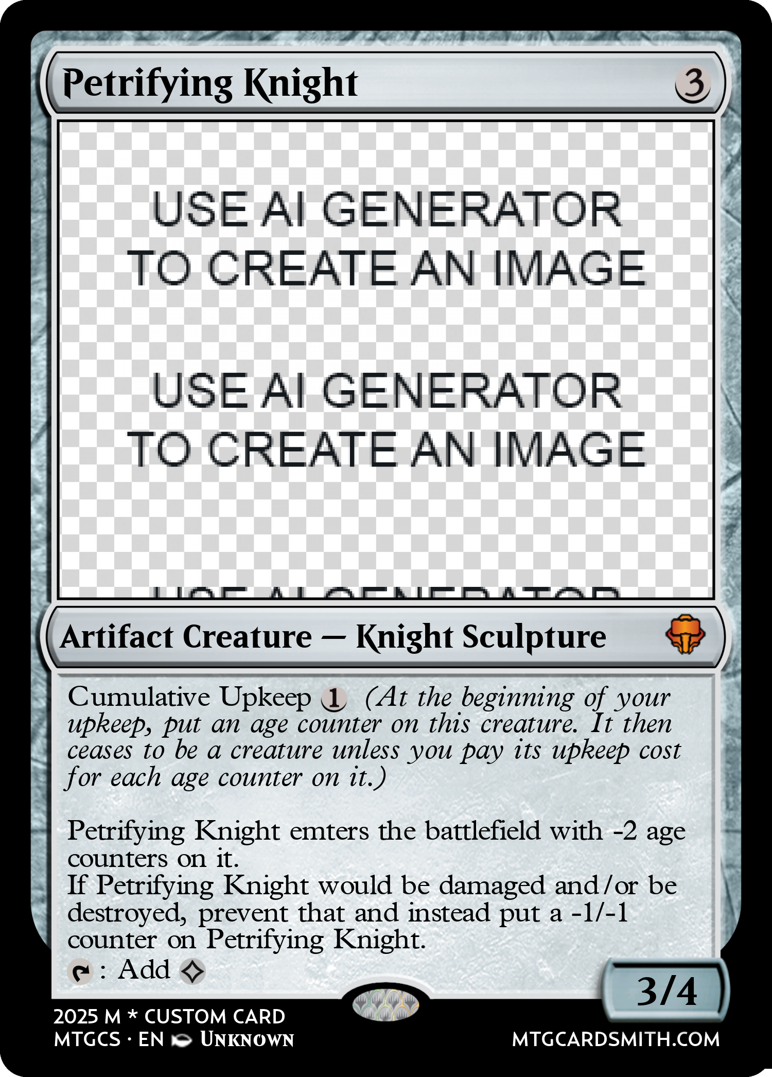 Petrifying Knight