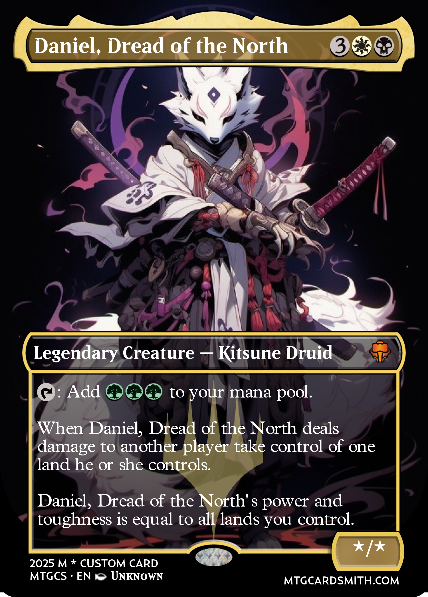 Daniel, Dread of the North