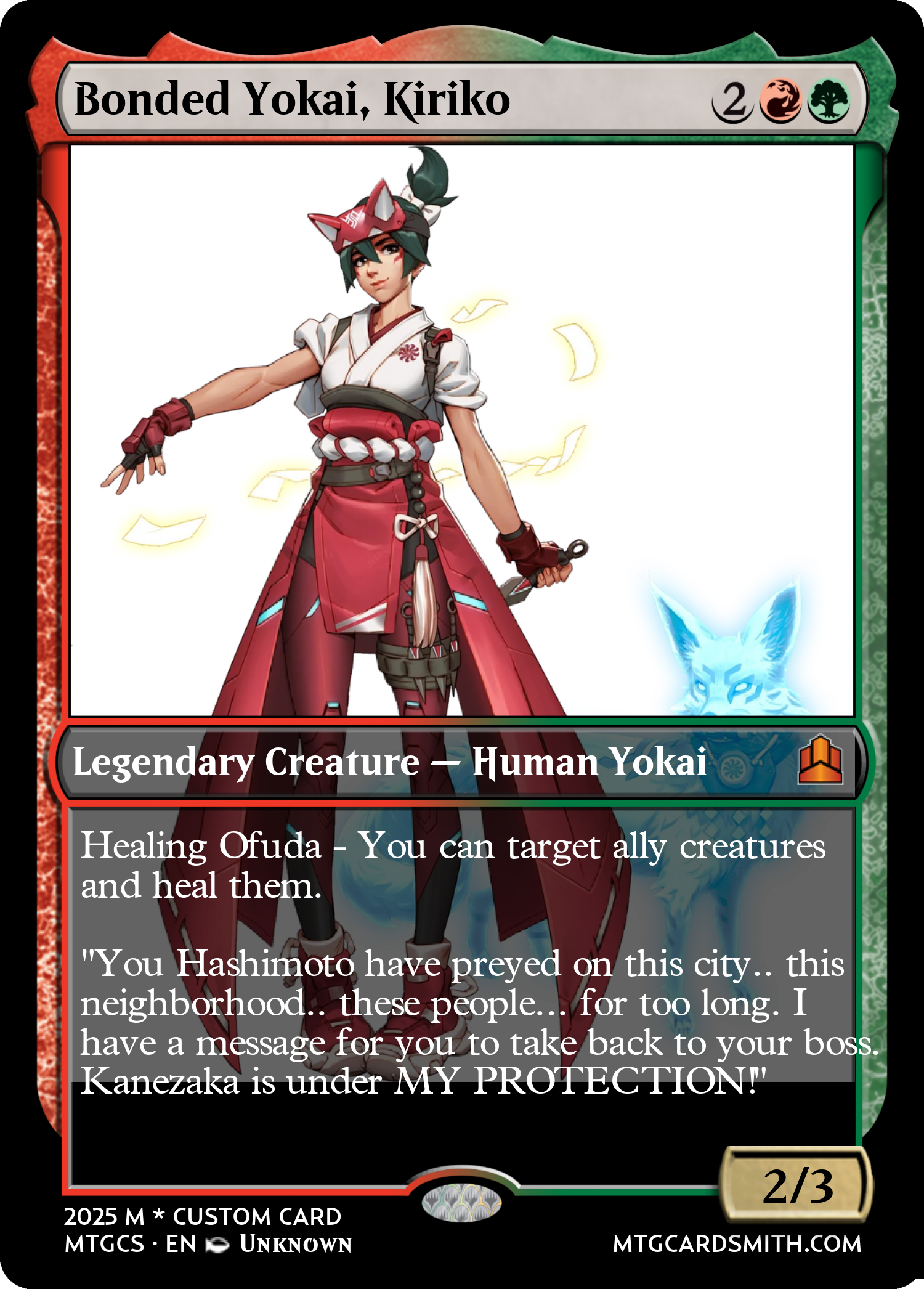 Bonded Yokai, Kiriko