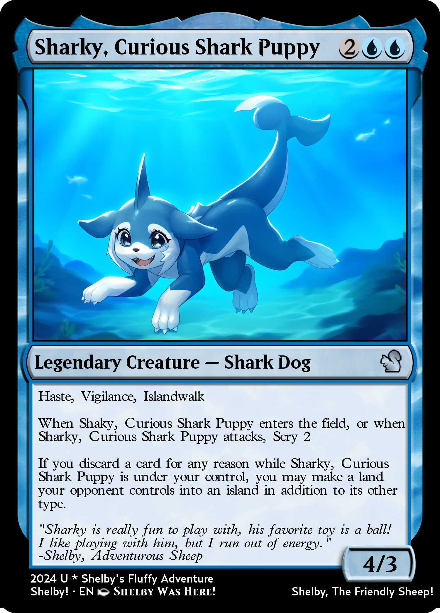 Sharky, Curious Shark Puppy