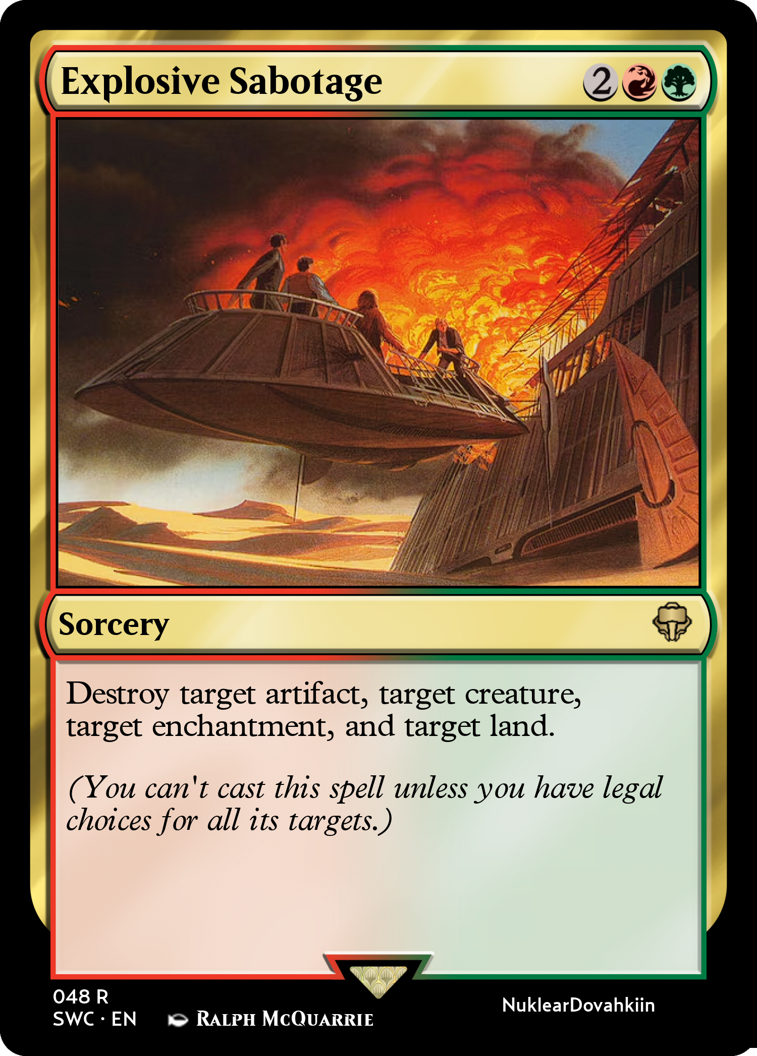 Explosive Sabotage
