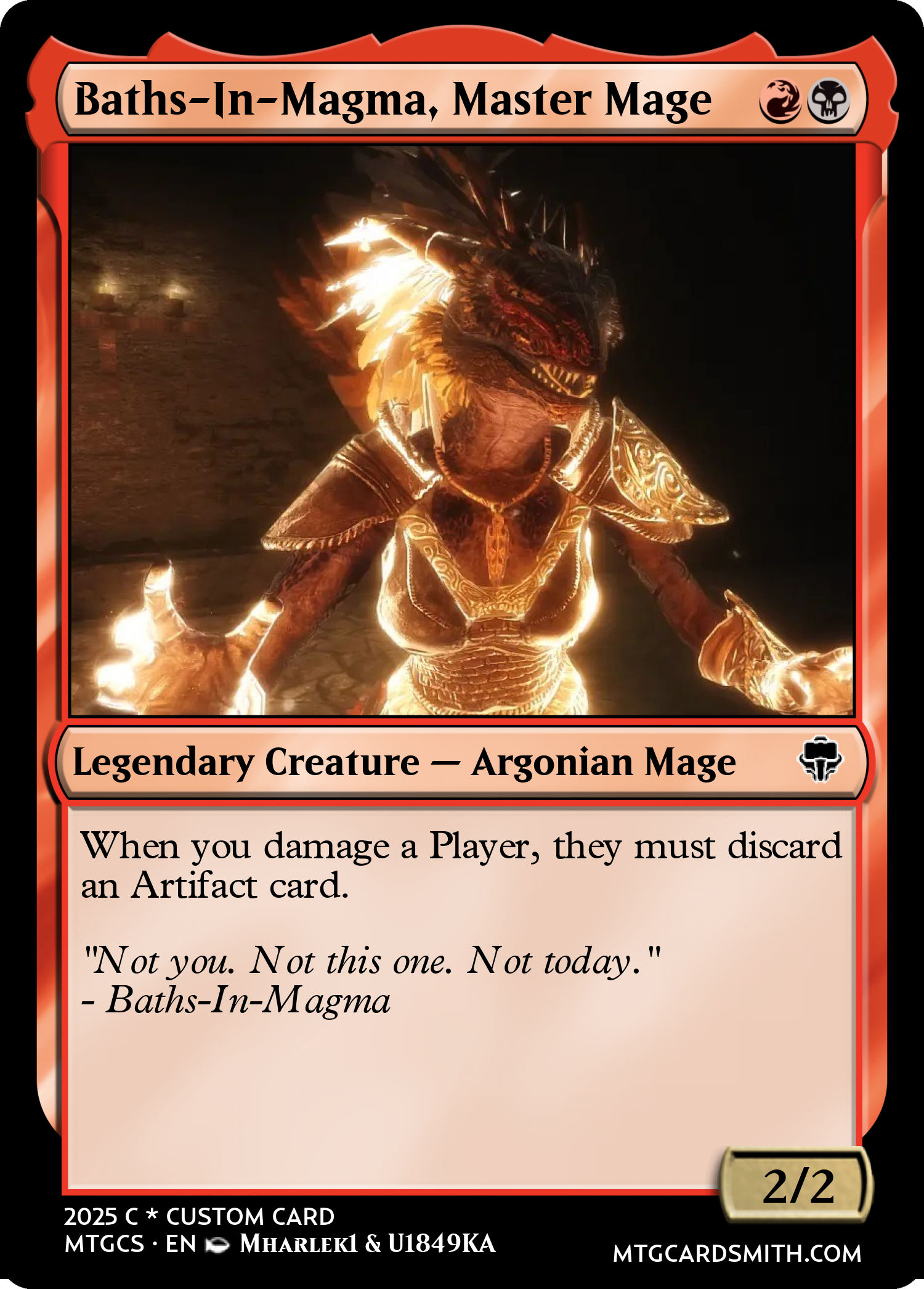 Baths-In-Magma, Master Mage