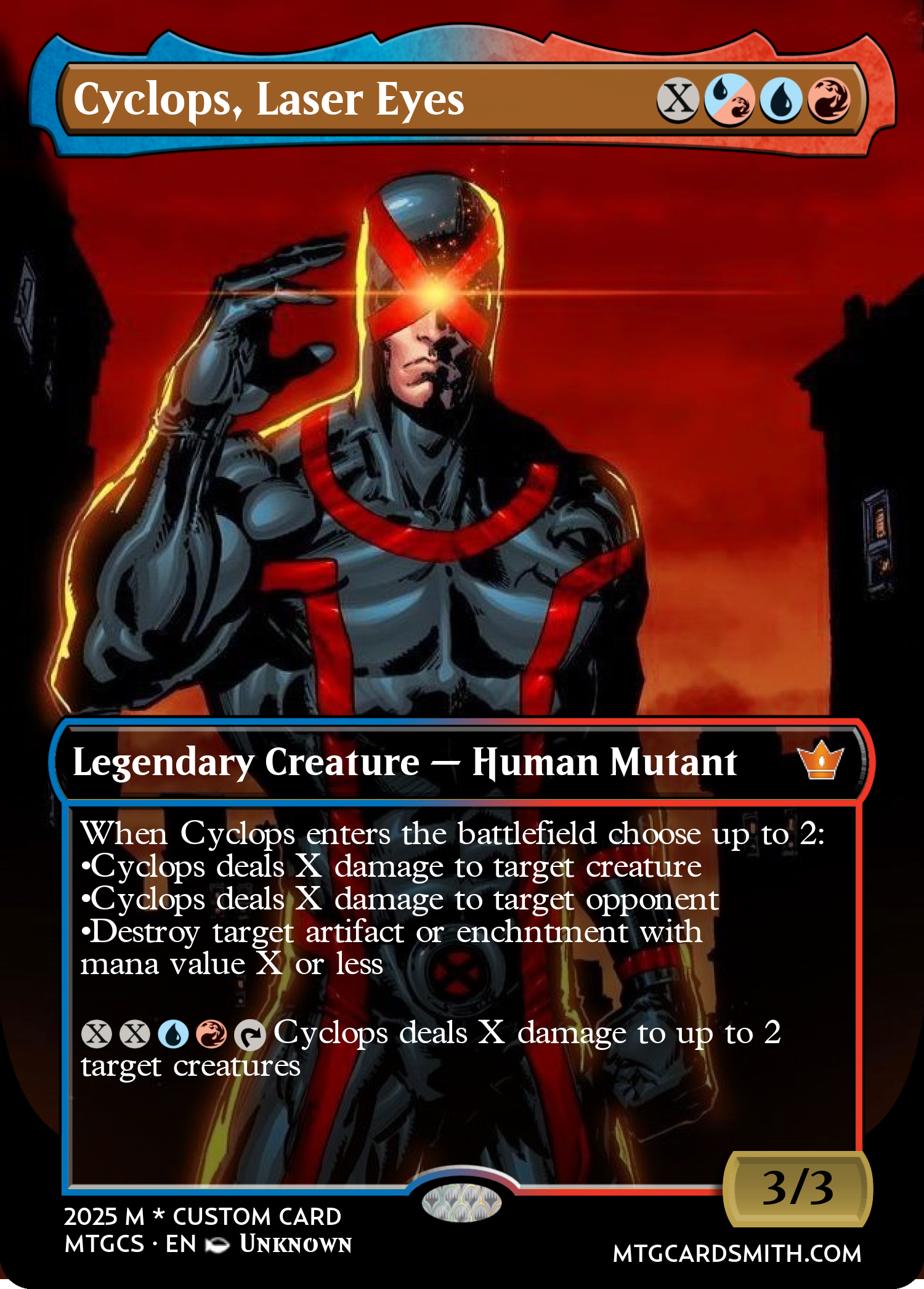Cyclops, Laser Eyes