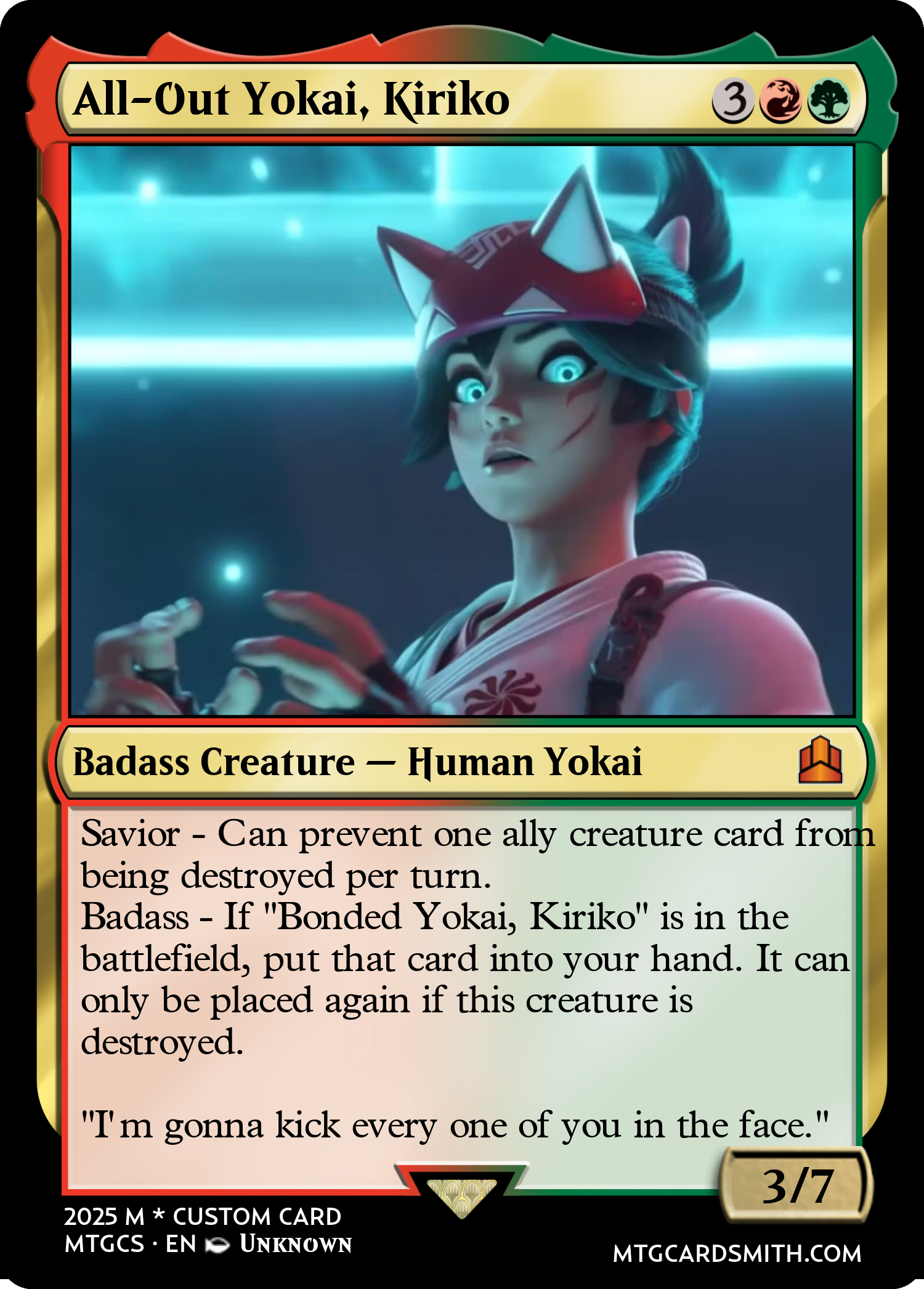 All-Out Yokai, Kiriko