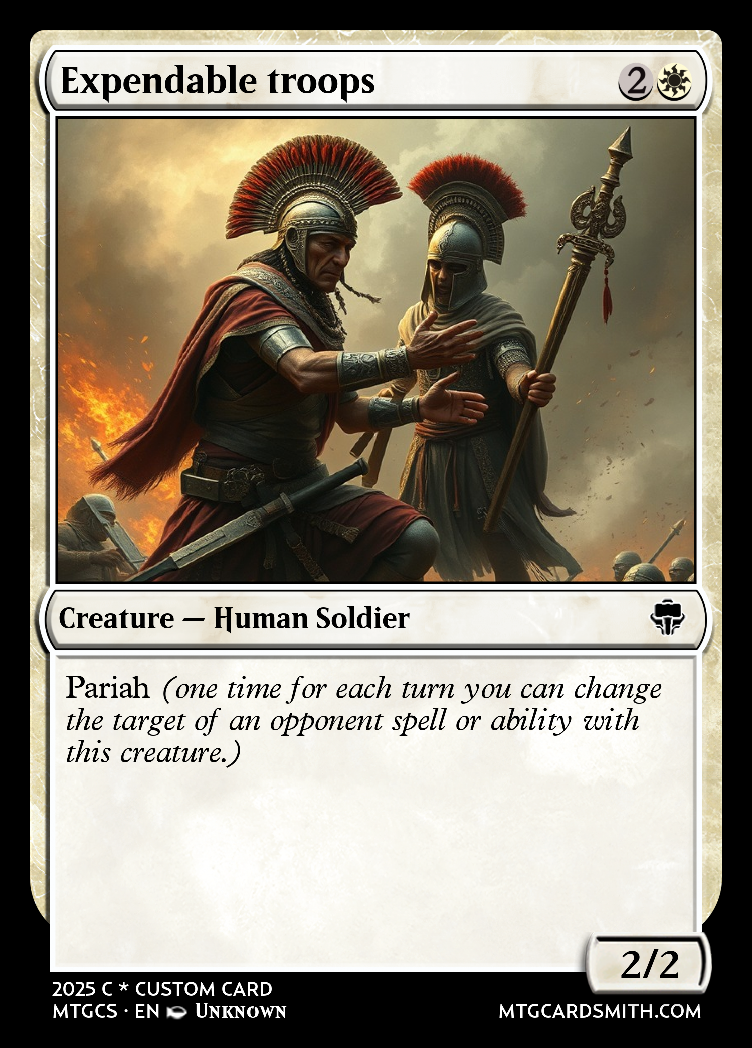 Expendable troops