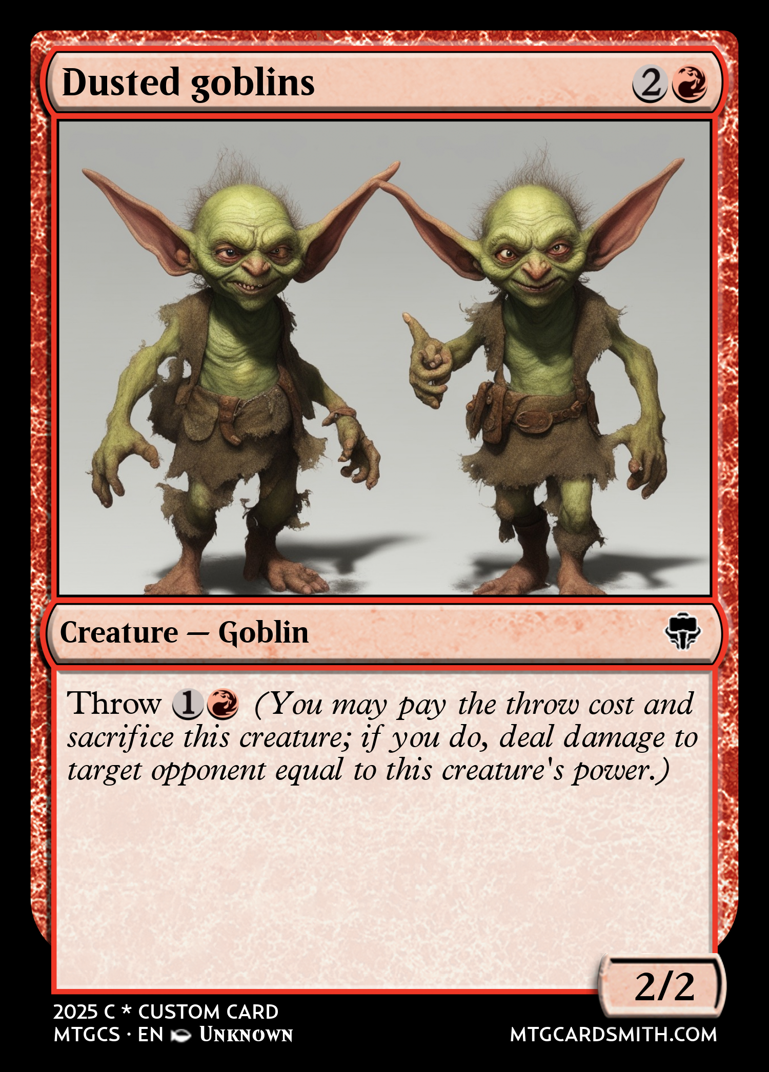 Dusted goblins