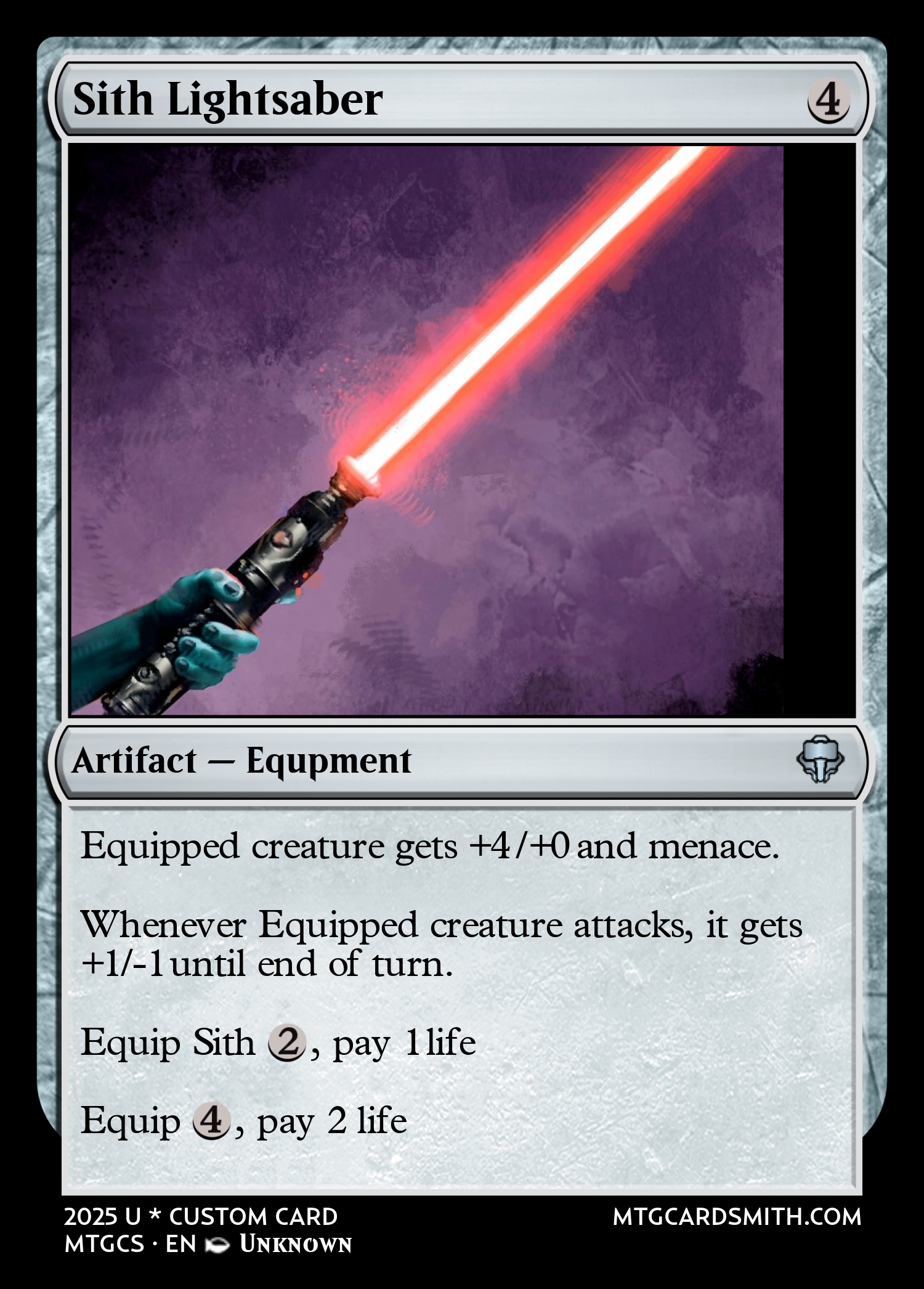Sith Lightsaber