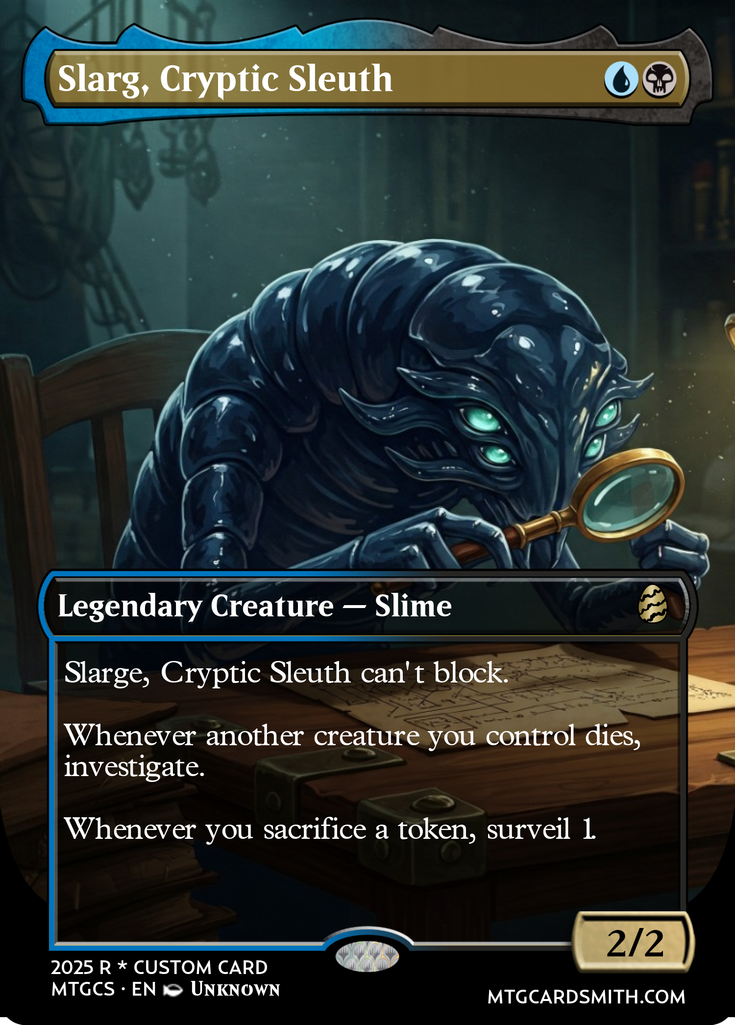 Slarg, Cryptic Sleuth