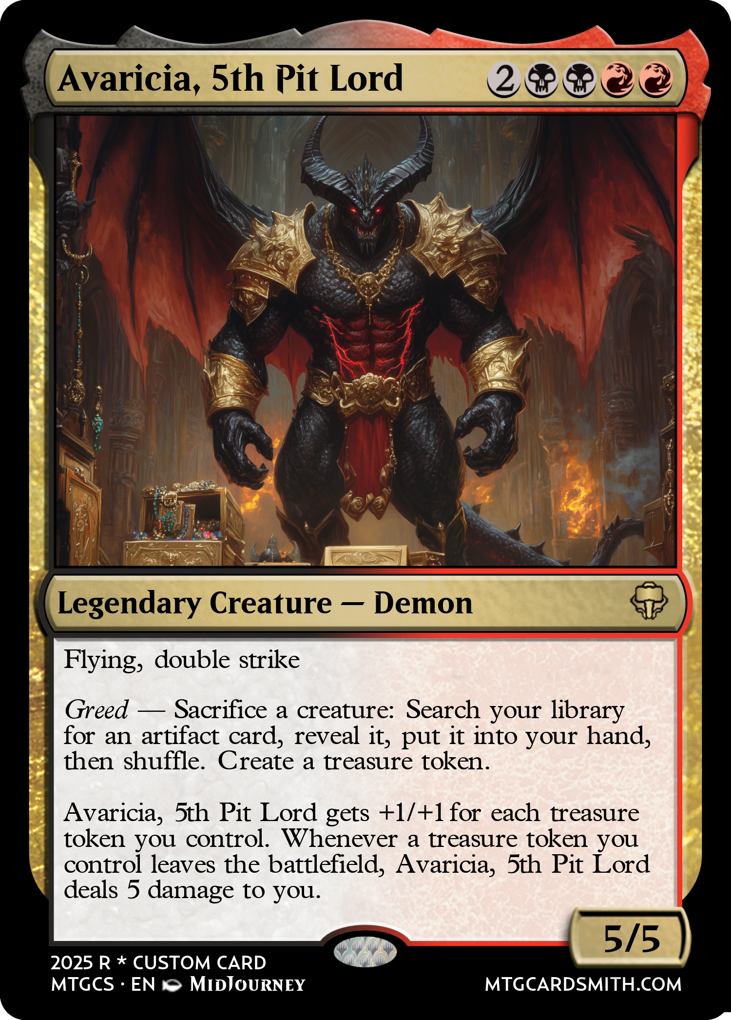 Avaricia, 5th Pit Lord