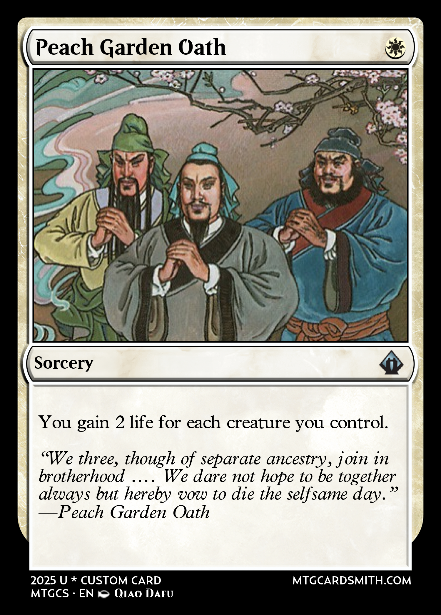 Peach Garden Oath