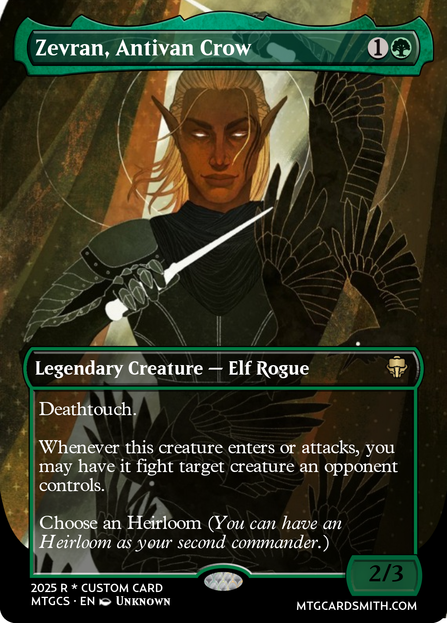 Zevran, Antivan Crow