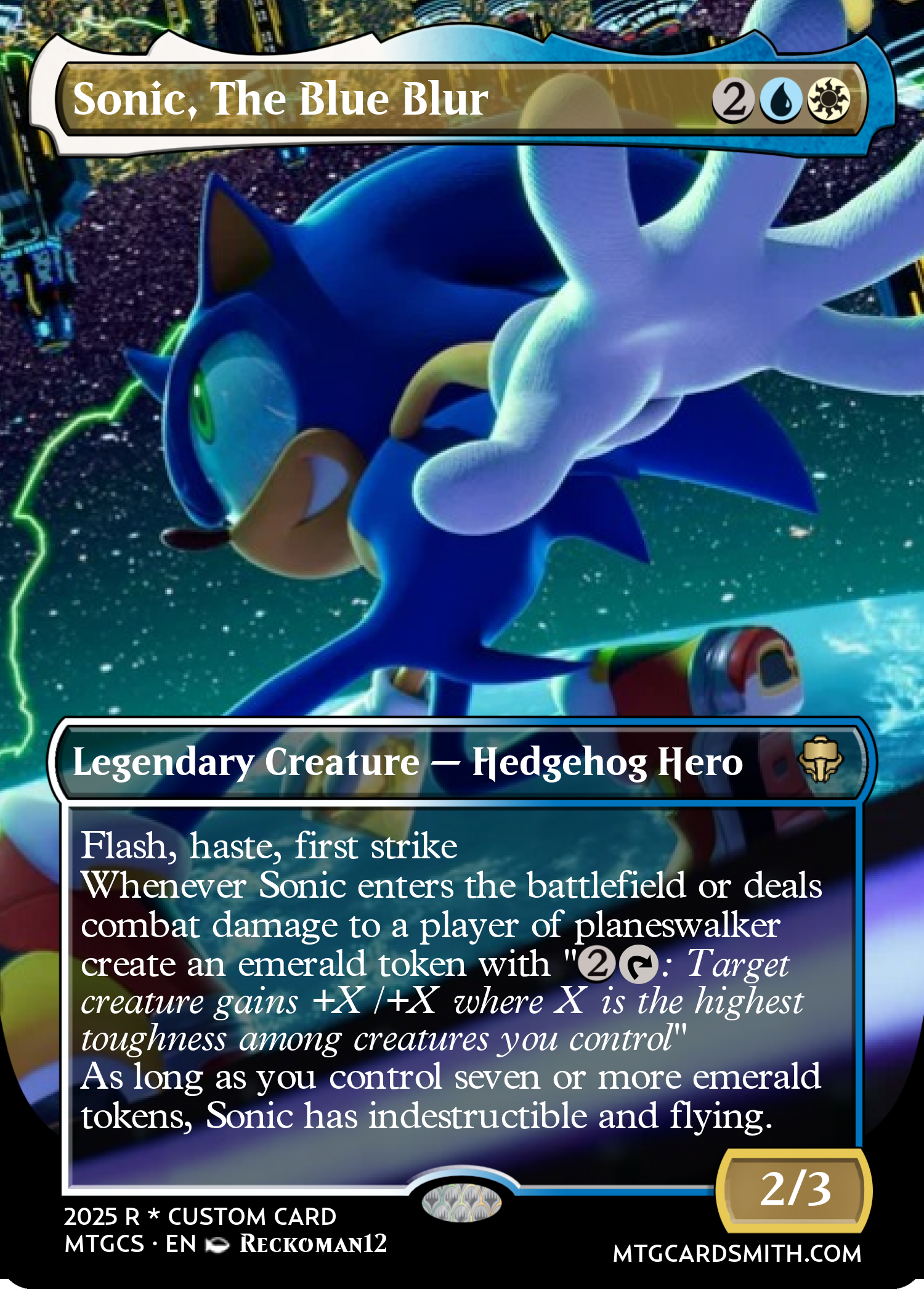 Sonic, The Blue Blur