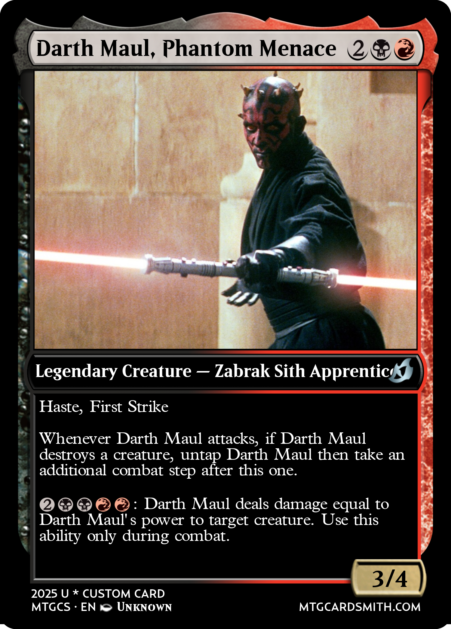 Darth Maul, Phantom Menace