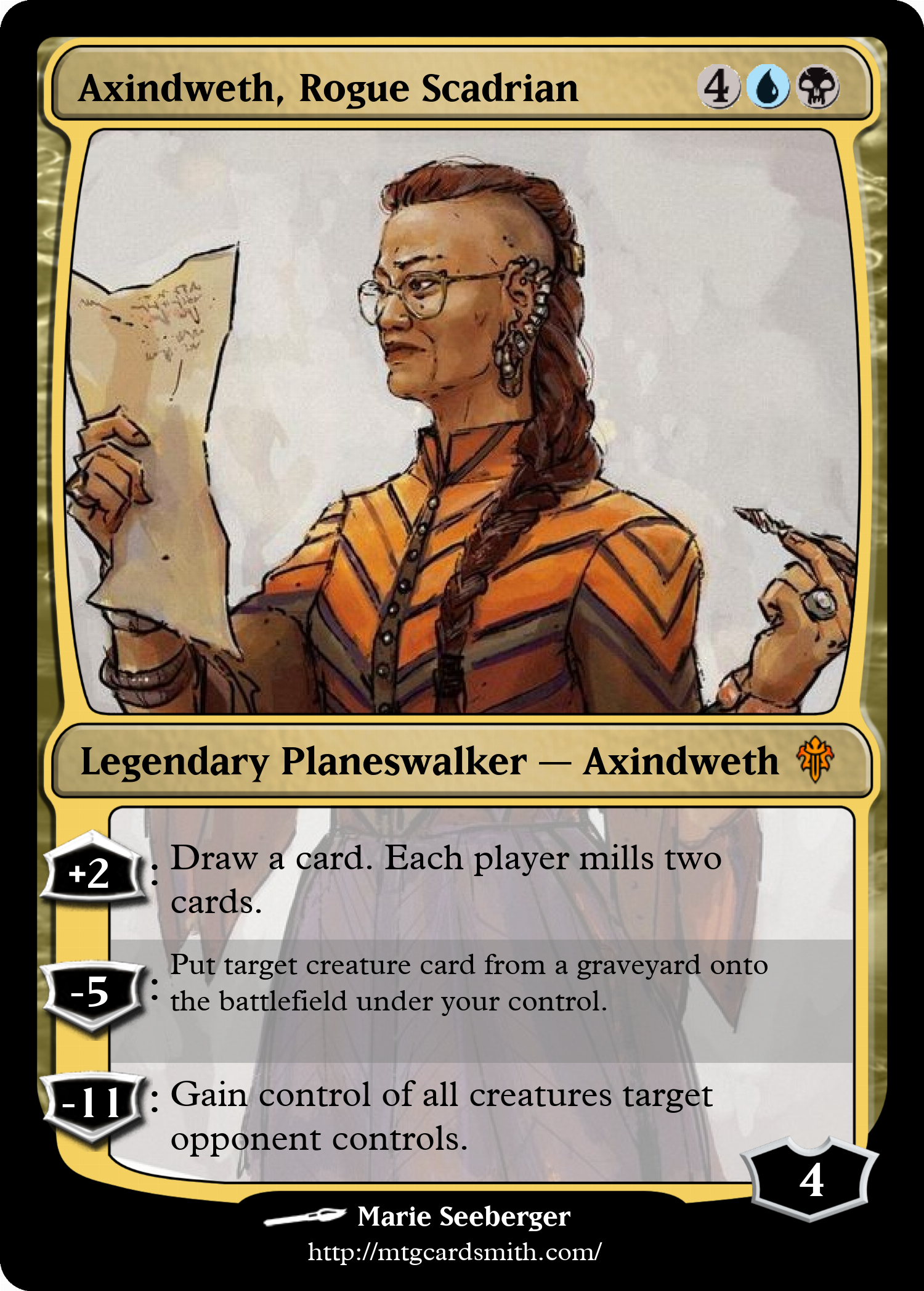 Axindweth, Rogue Scadrian