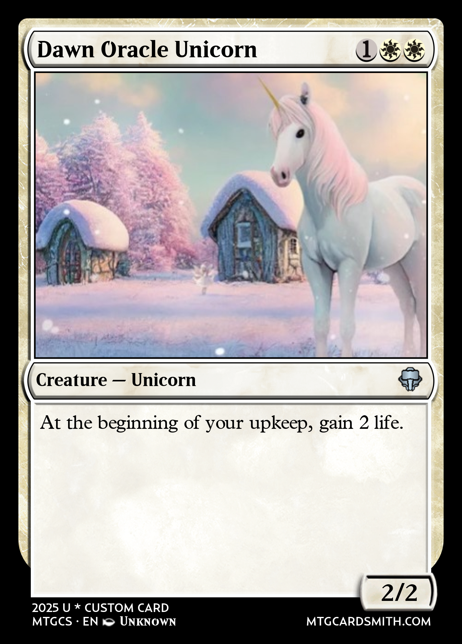 Dawn Oracle Unicorn 