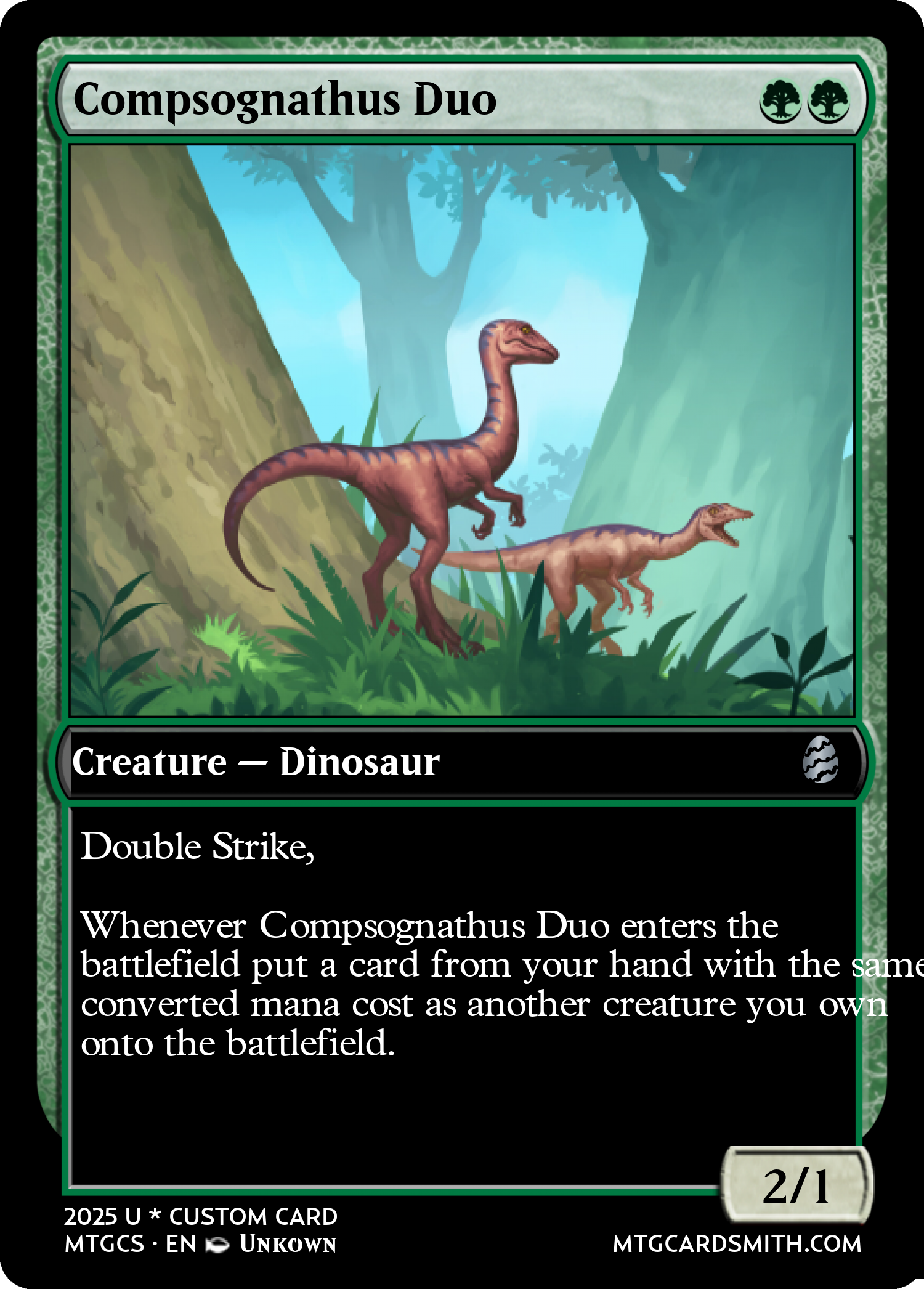Compsognathus Duo