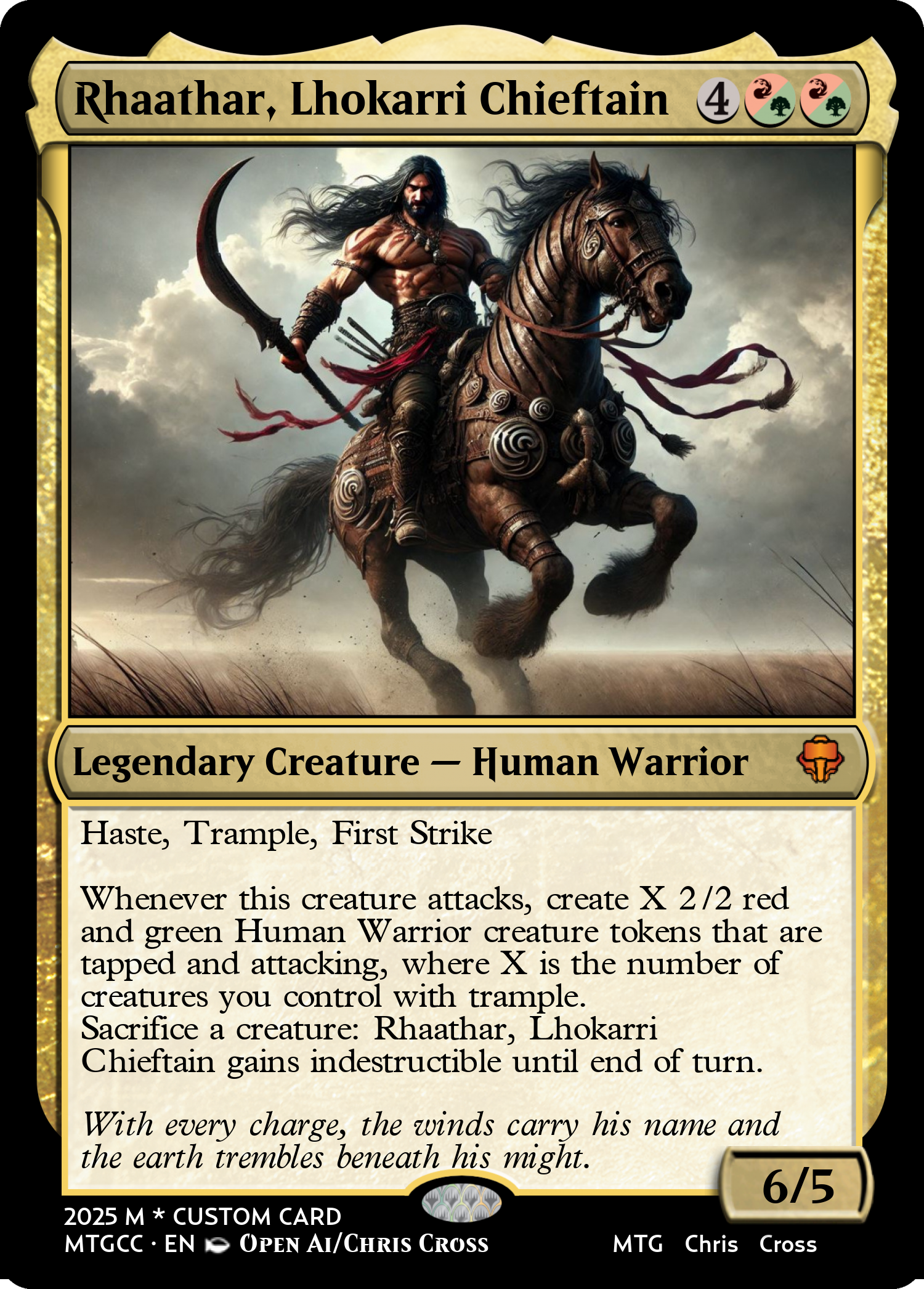 Rhaathar, Lhokarri Chieftain