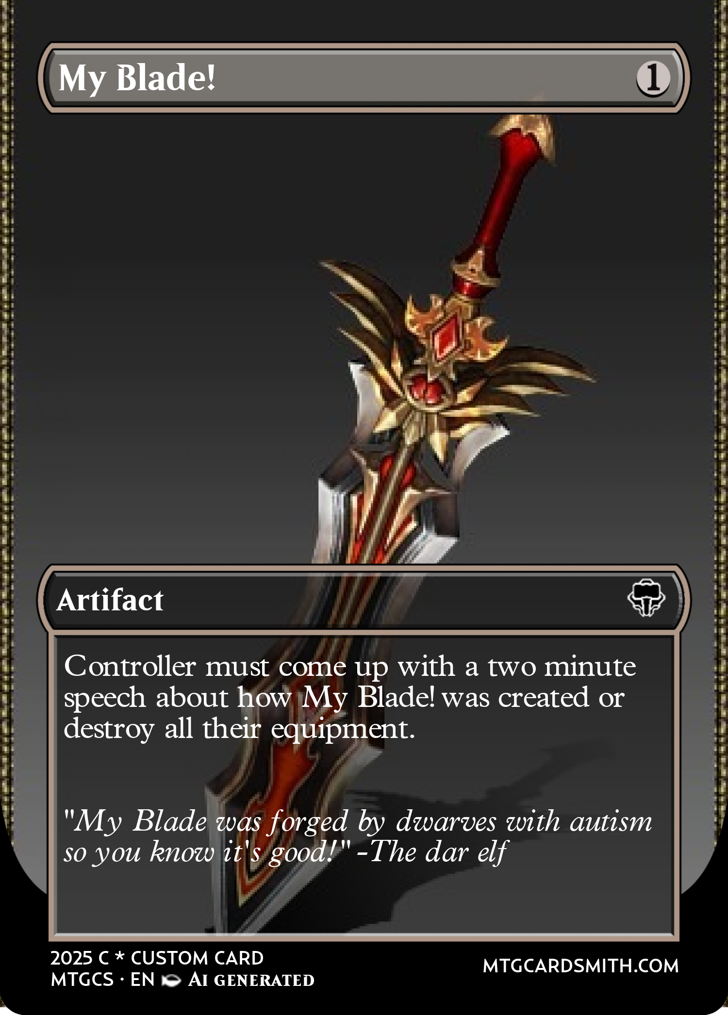 My Blade!