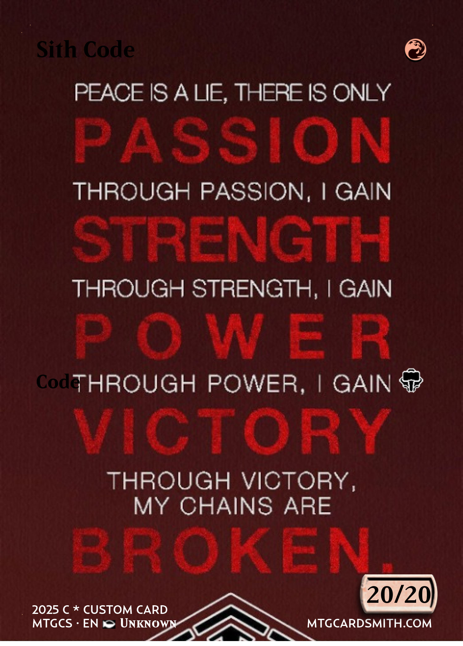 Sith Code