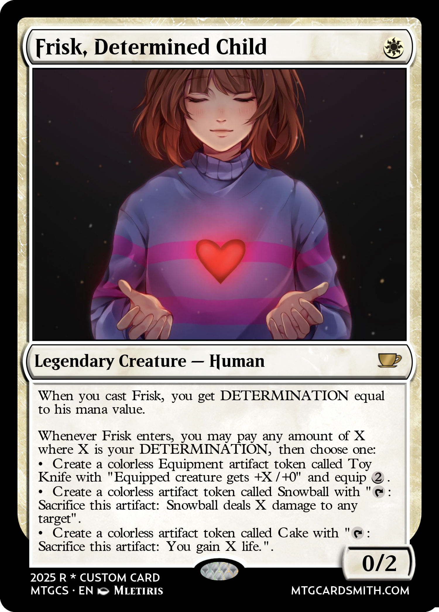 Frisk, Determined Child