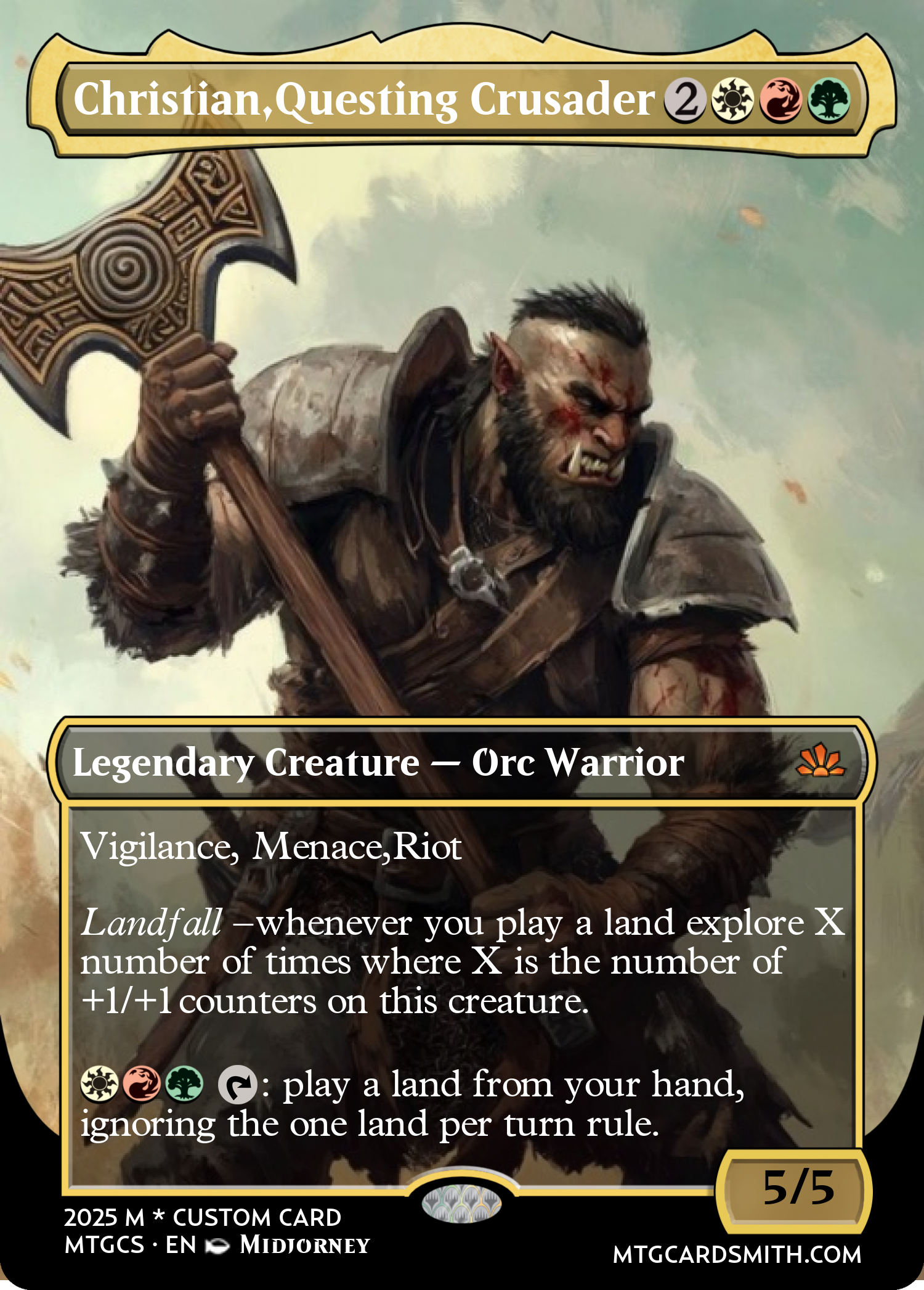 Christian,Questing Crusader 