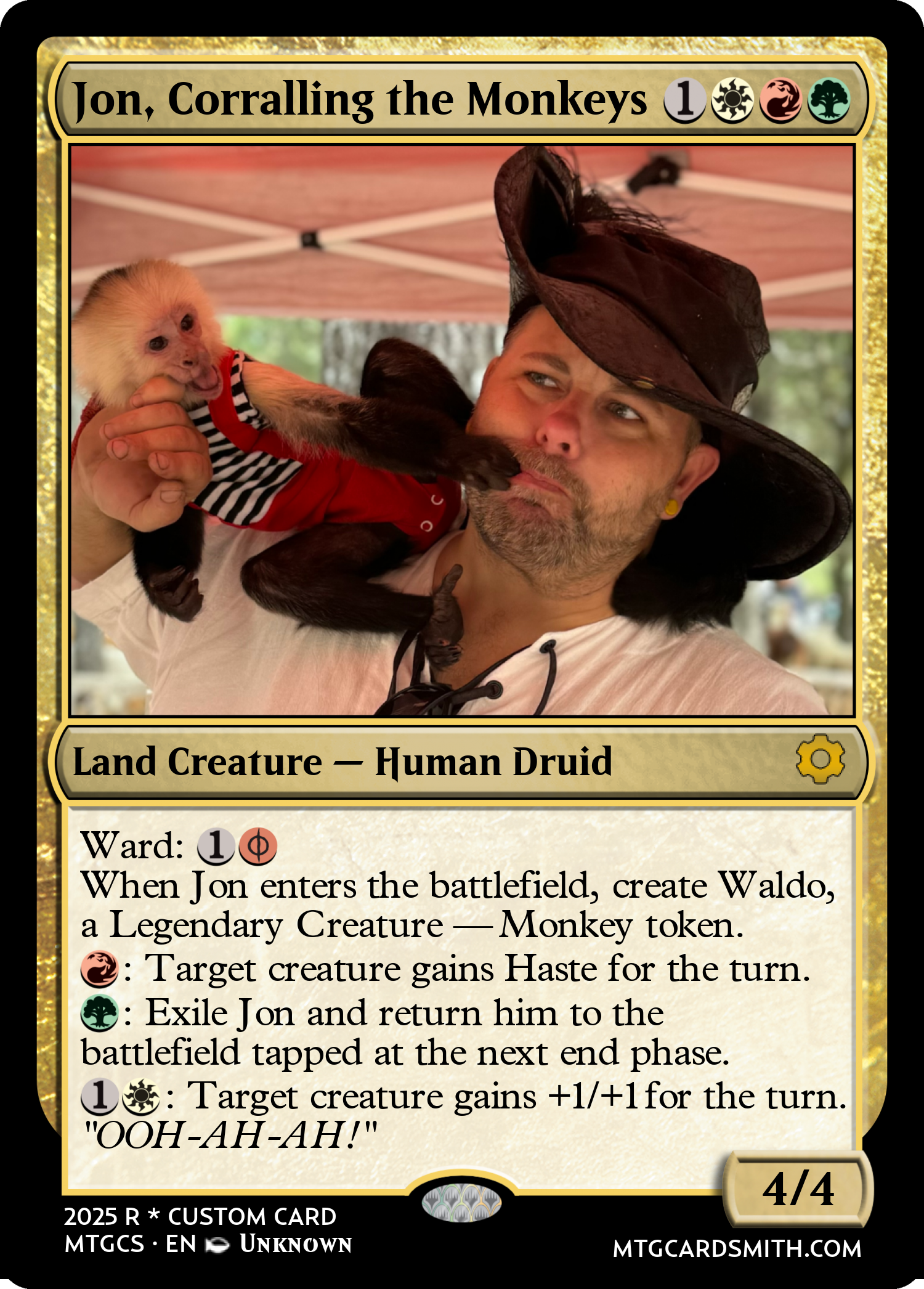 Jon, Corralling the Monkeys