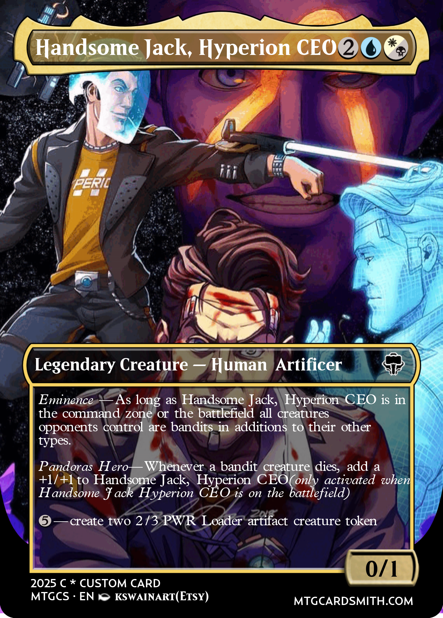 Handsome Jack, Hyperion CEO