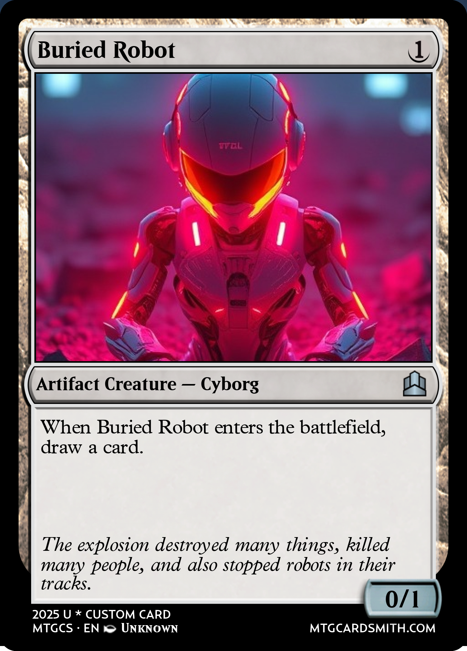 Buried Robot