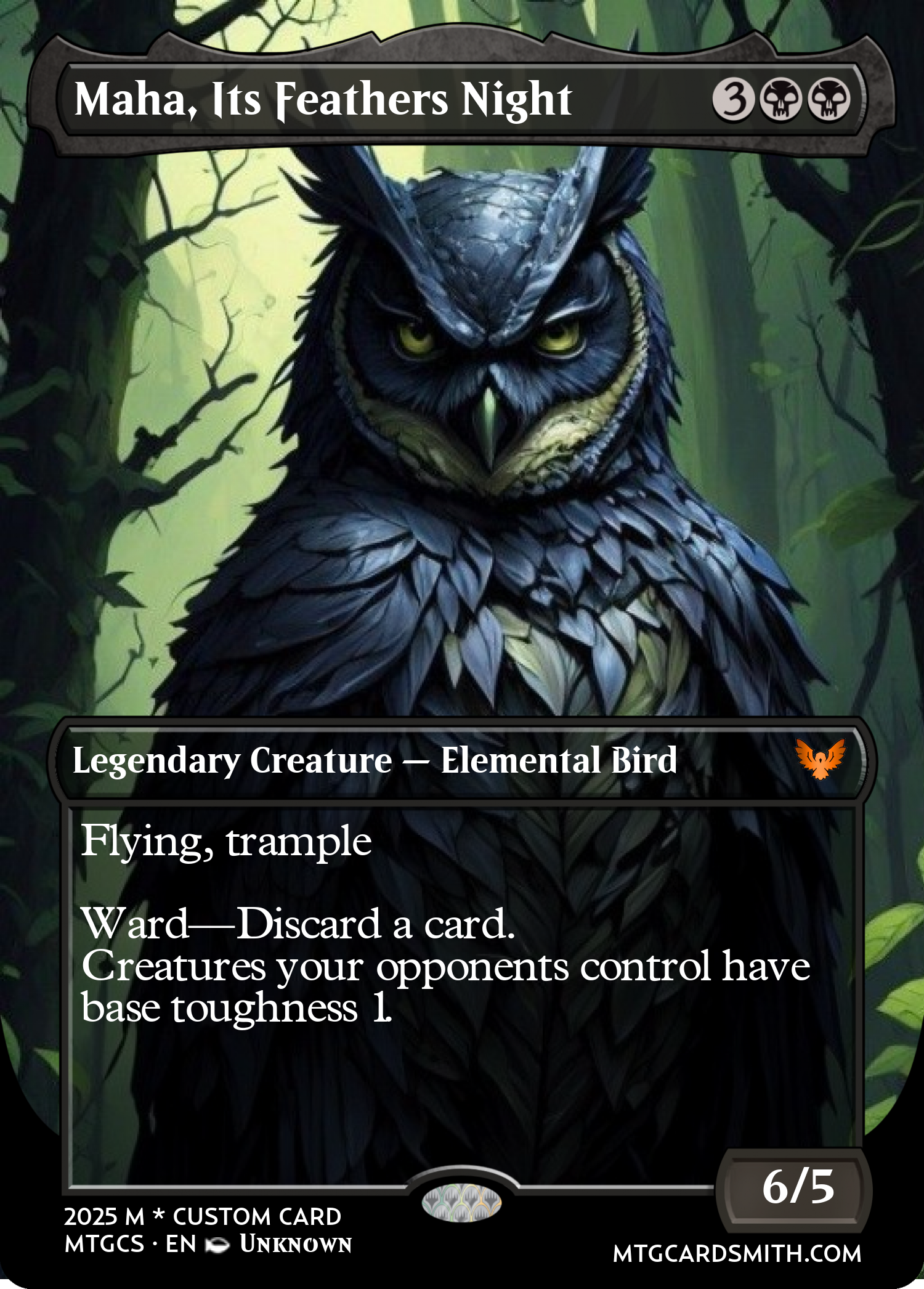 Maha, Its Feathers Night
