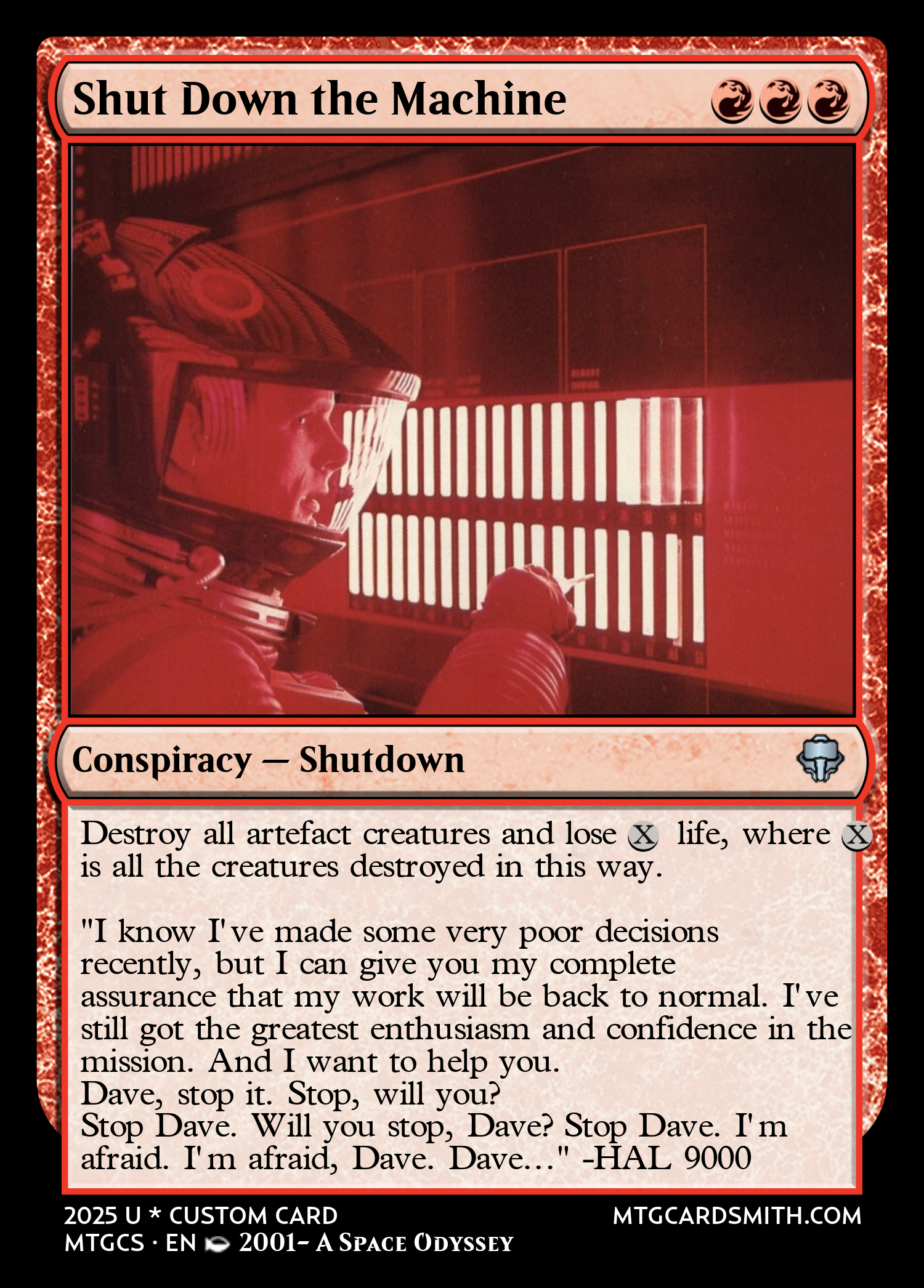 Shut Down the Machine
