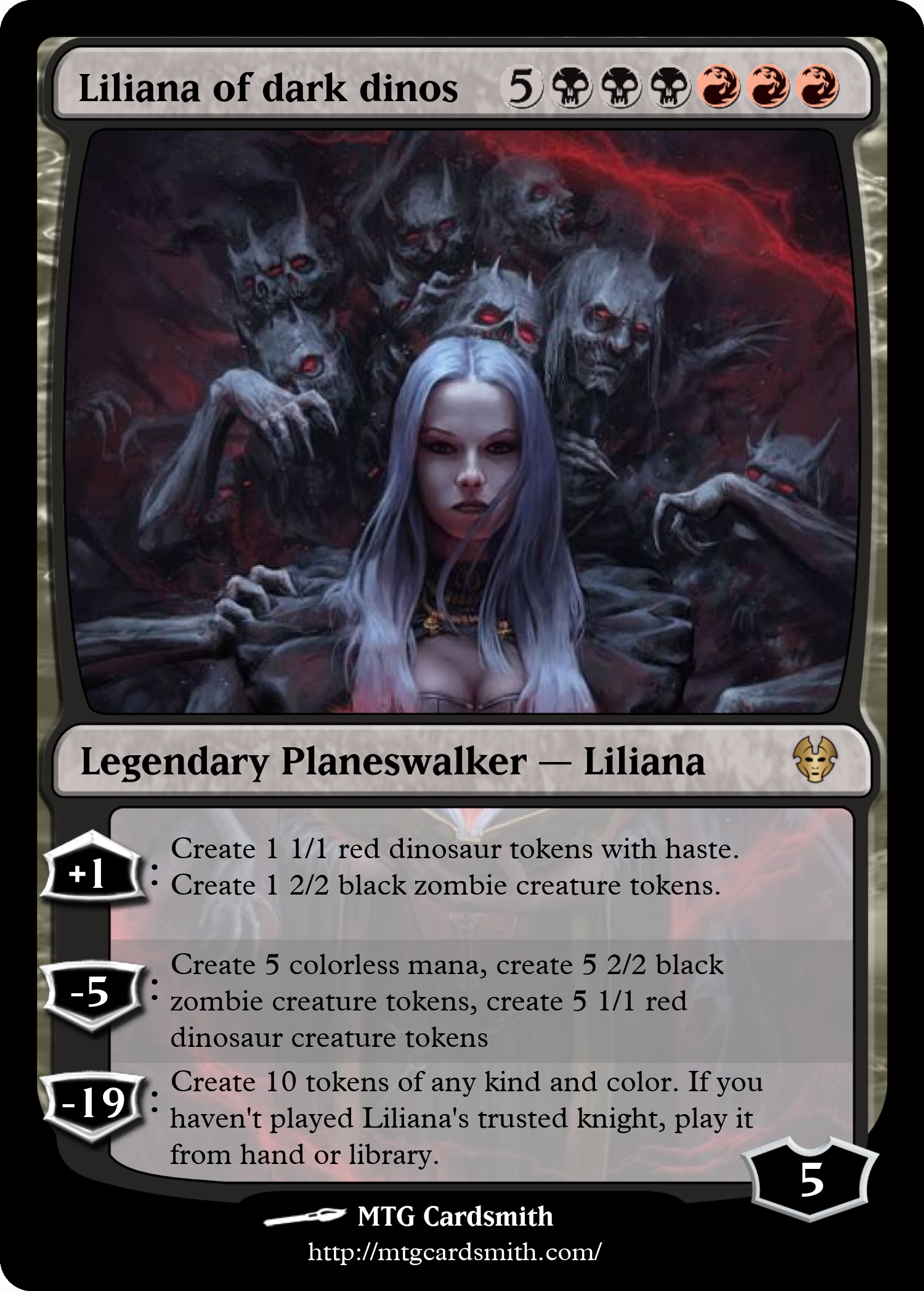Liliana of dark dinos