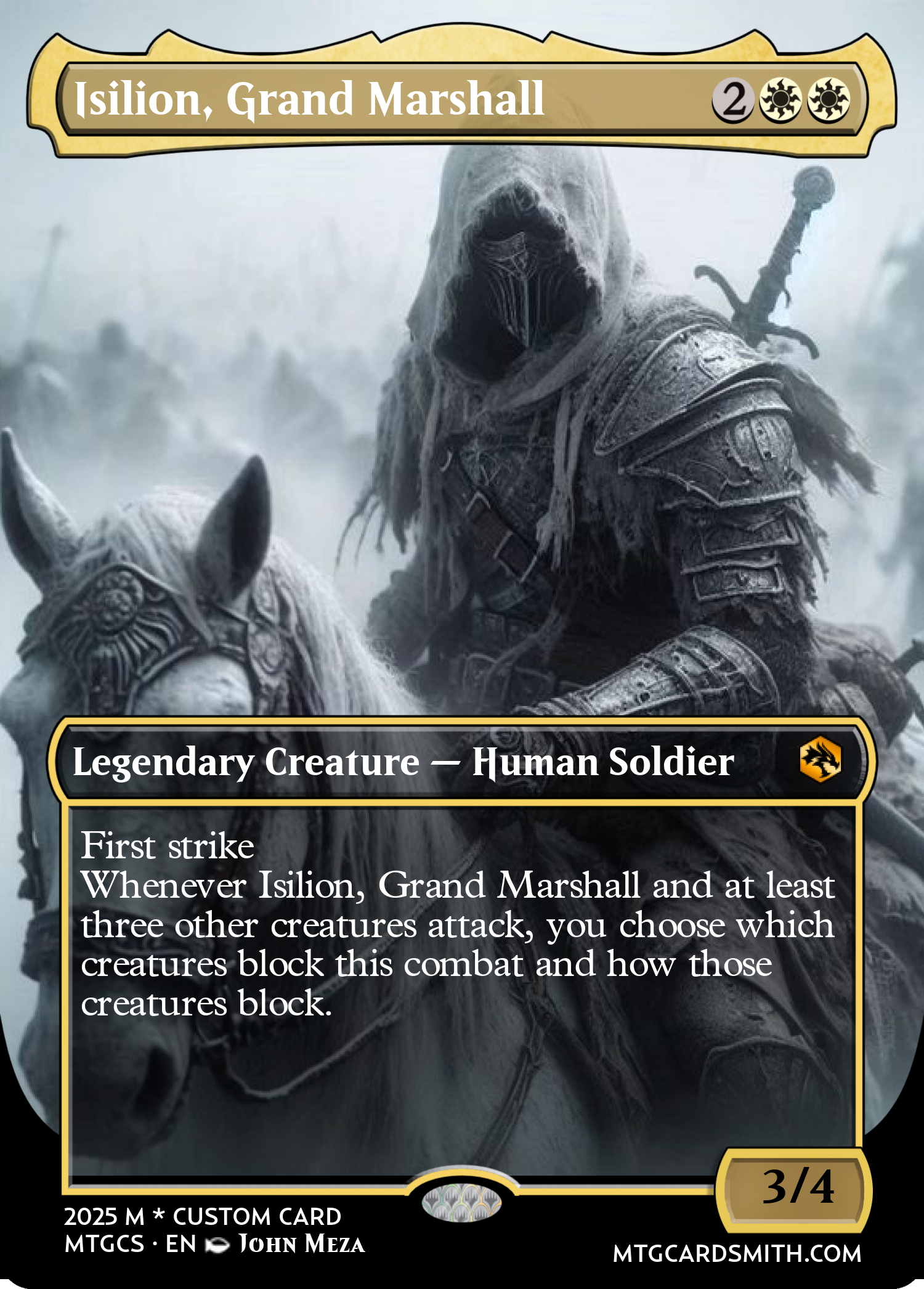 Isilion, Grand Marshall