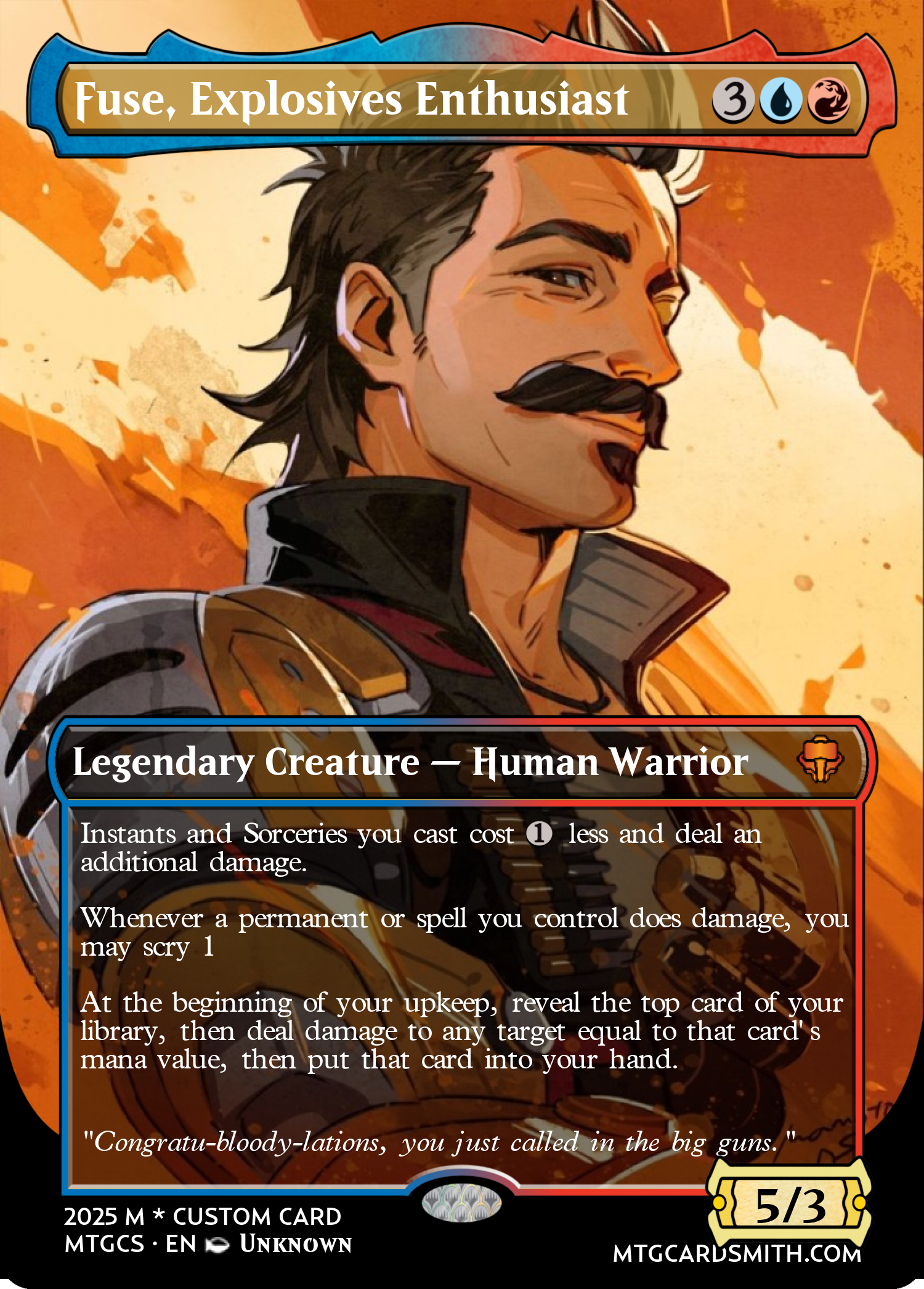 Fuse, Explosives Enthusiast 