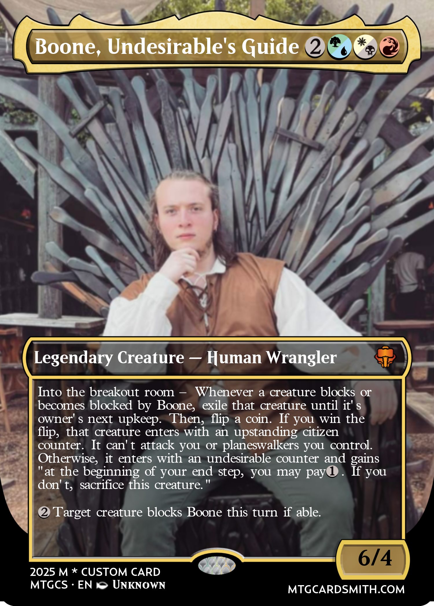 Boone, Undesirable's Guide